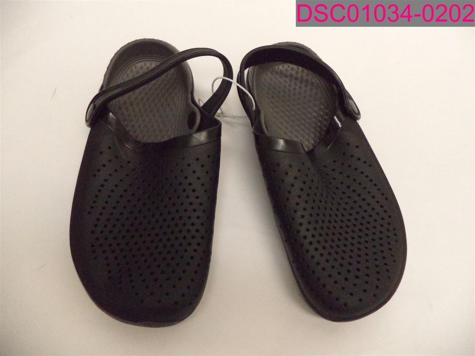 Size 36/37 (US 6) women’s Black Slip On Comfort Shoes Vented Air Flow Clogs