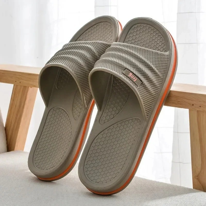 Soft EVA Bathroom Slippers Men Women Non Slip House Slides Indoor Shower Shoes