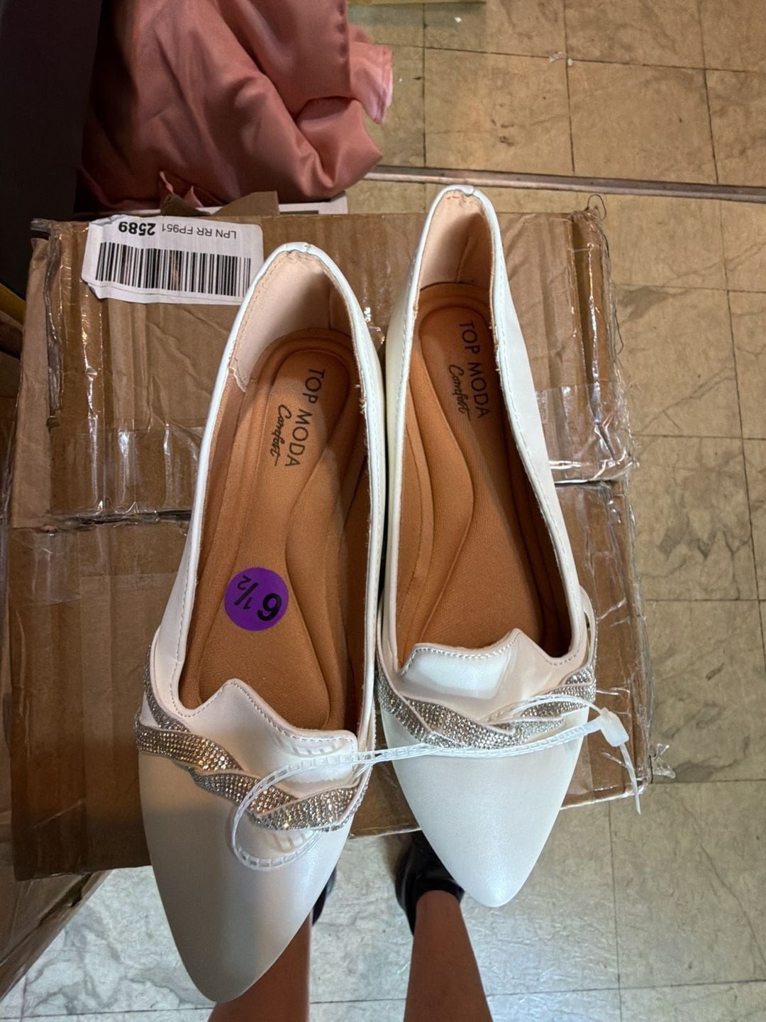 Womens Shoes,Round Toe Flat Casual Shoes Sparkling Rhinestone Shallow Dress Loaf