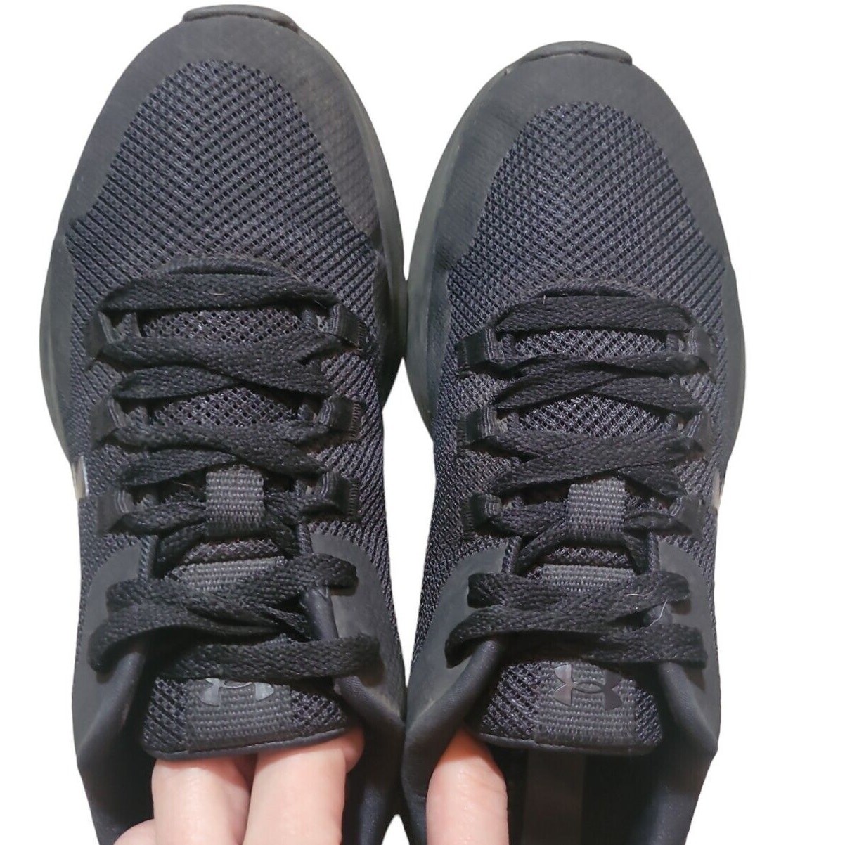 Under Armour Sneakers 6.5 Black Athleisure Campus School College Techwear Gym