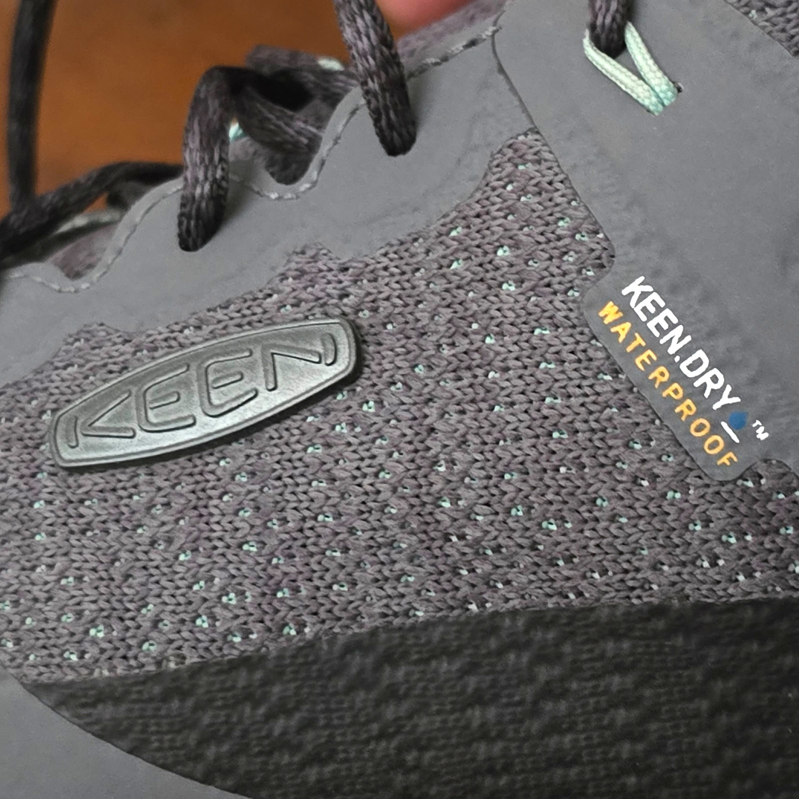 Keen Terradora II Hiking 9.5 Shoes Gray/Teal Ret. Crossover Urban Hike Walk $165