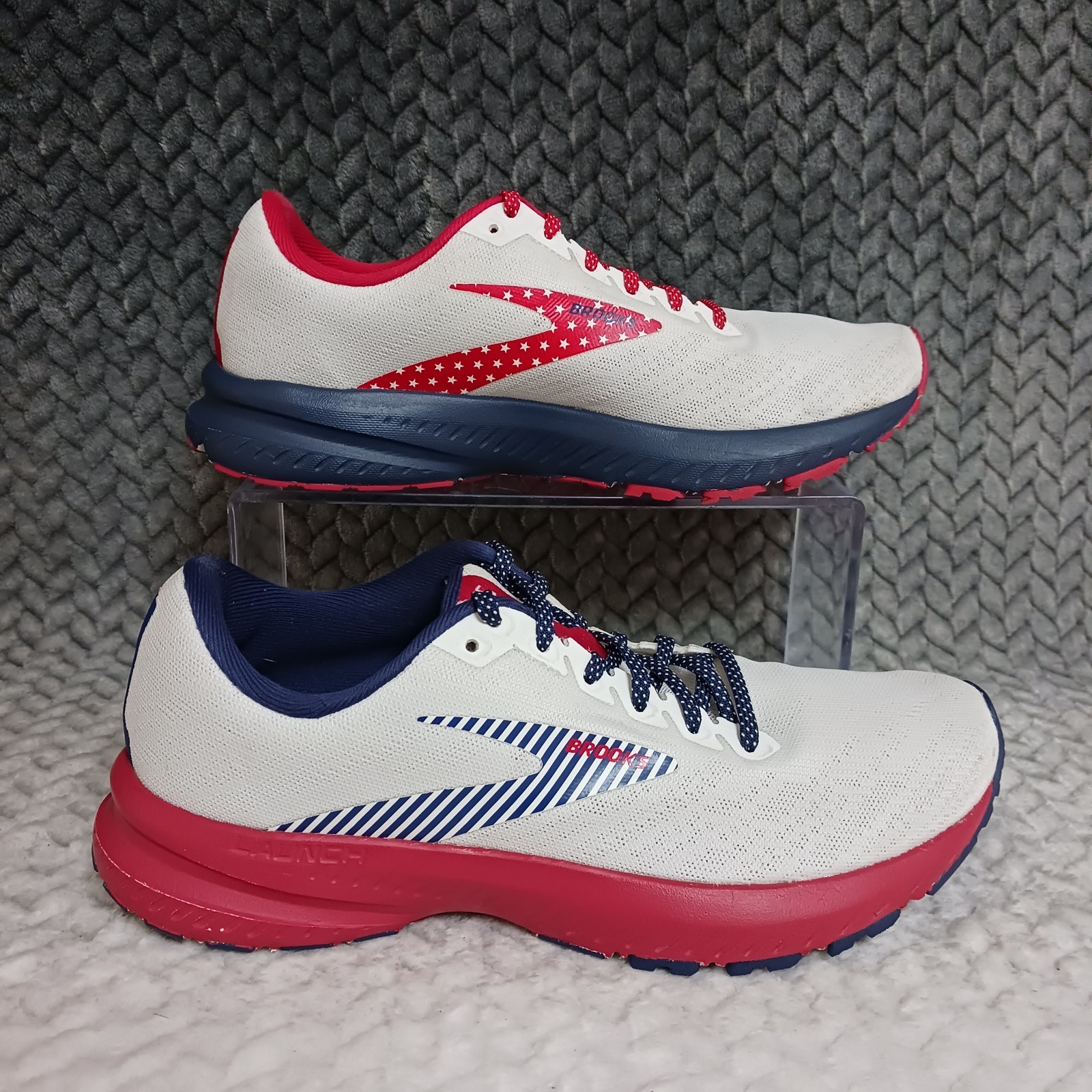 Brooks Launch 7 USA Stars Stripes Women’s Walking Running Sneakers Shoes Size 7