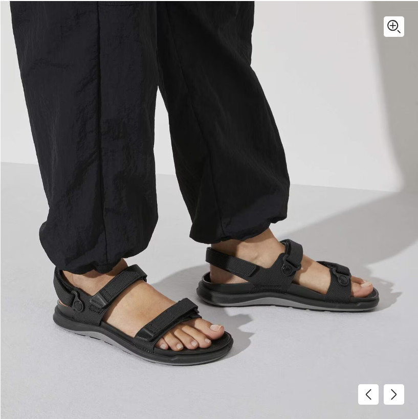 Birkenstock Kalahari Birko-Flor sandals black EU 35 US women 4-4.5 Regular/Wide