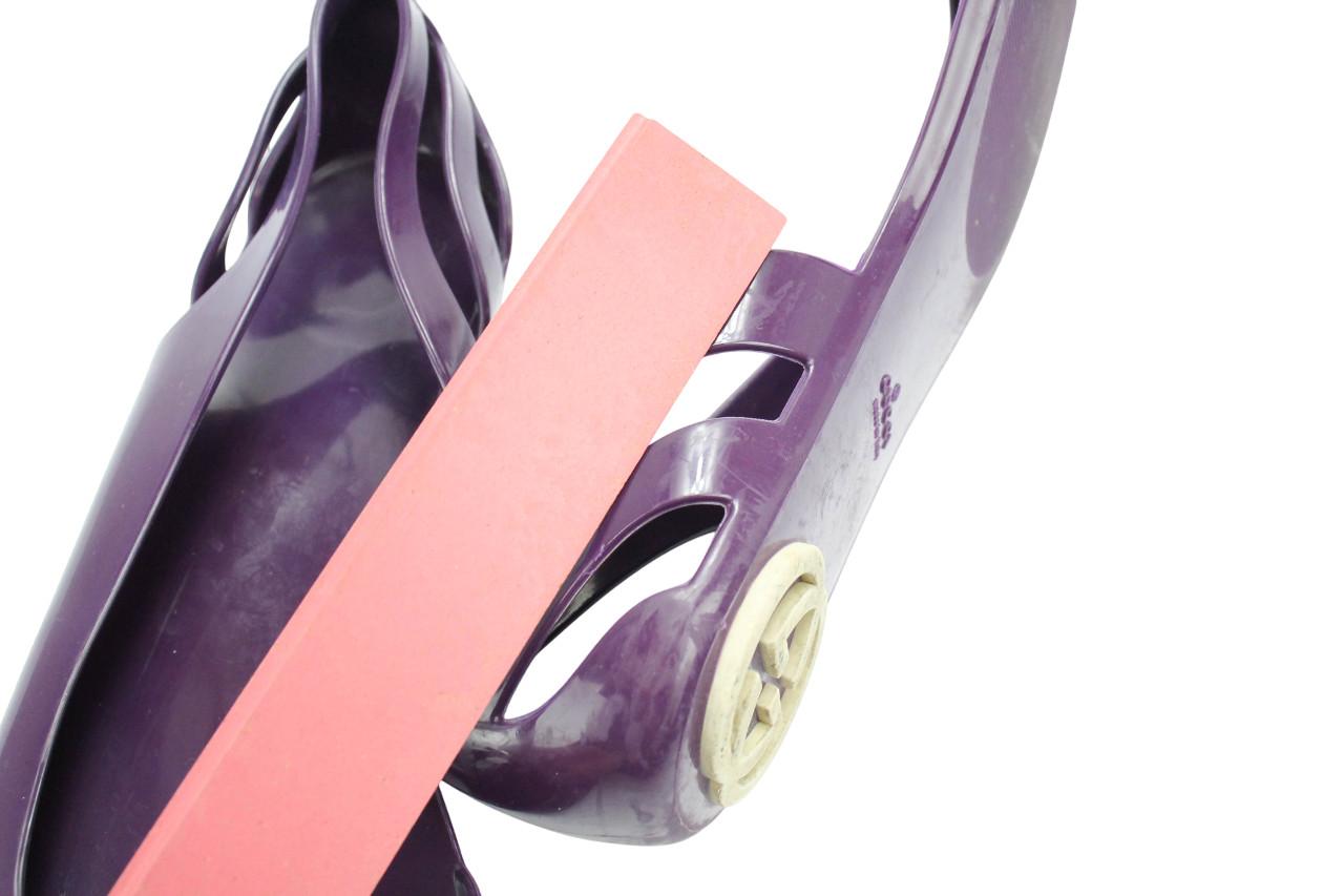 Gucci Shoes Womens (EU) 36 Flat Open Toe Rubber Slip On Sandals Purple Logo