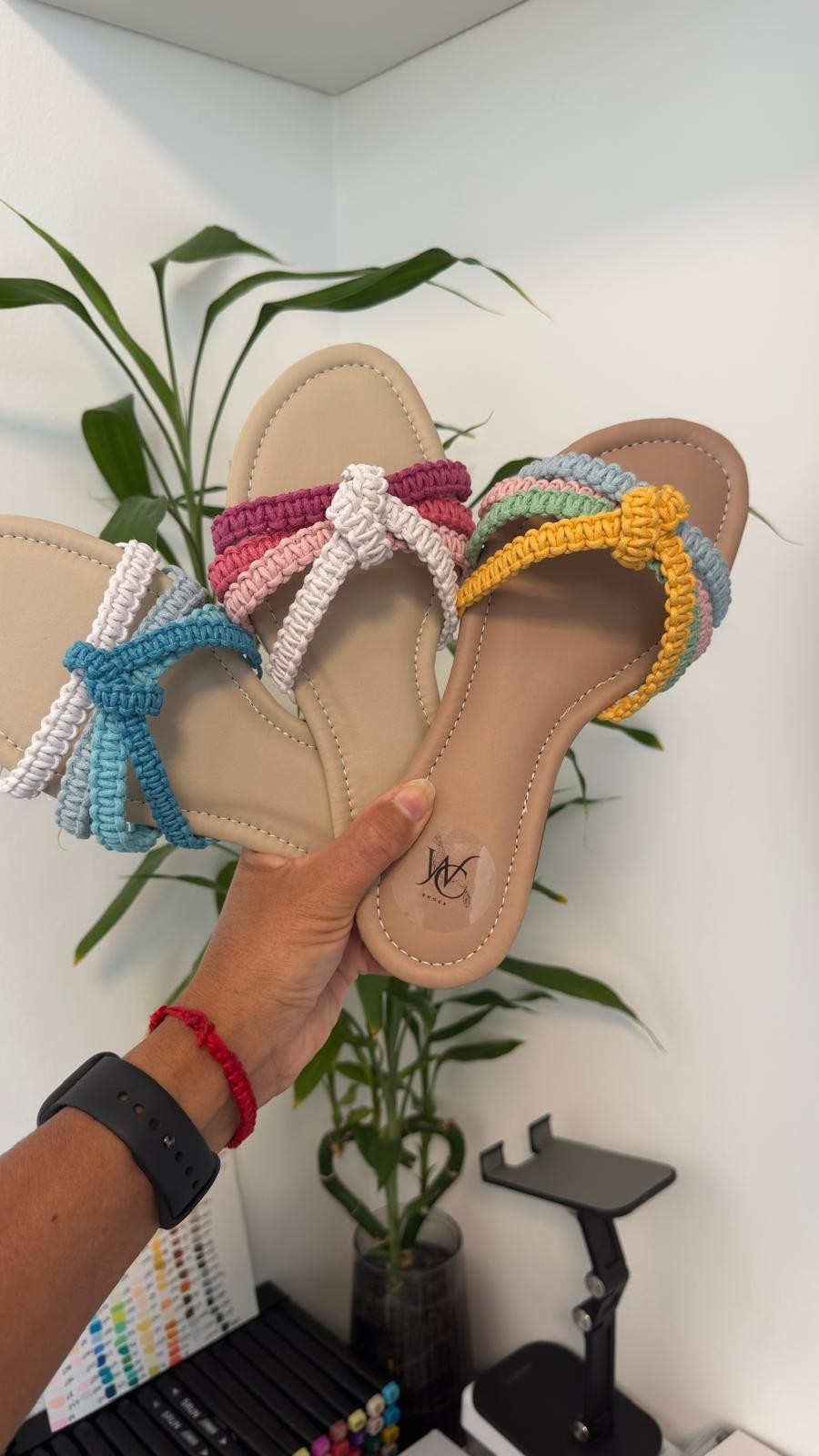 Personalized Macramé Sandals