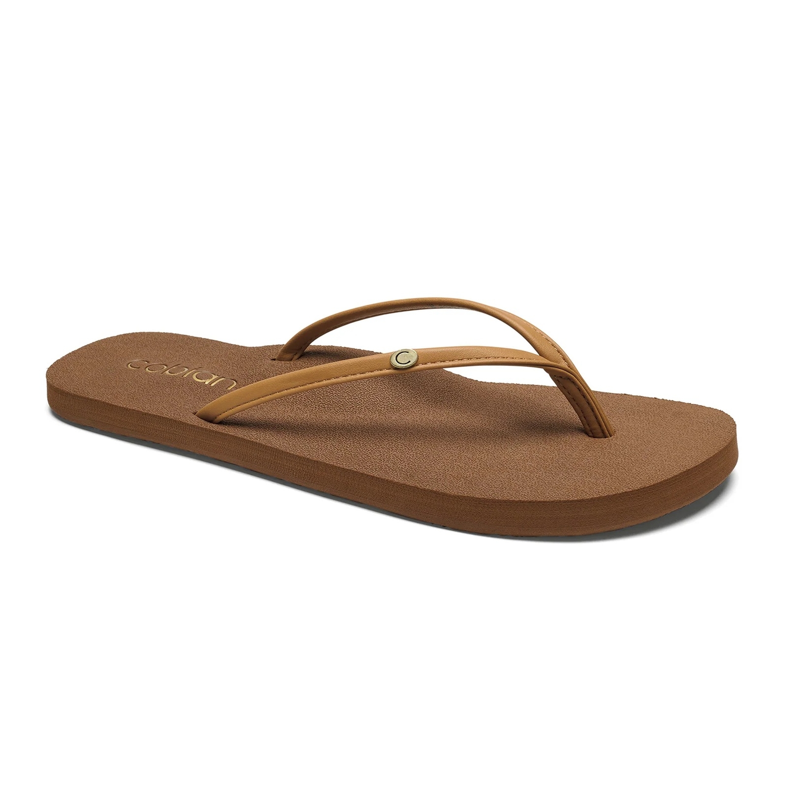 COBIAN Women’s Nias Bounce 2 Tan Flip Flops (NIA25-230)