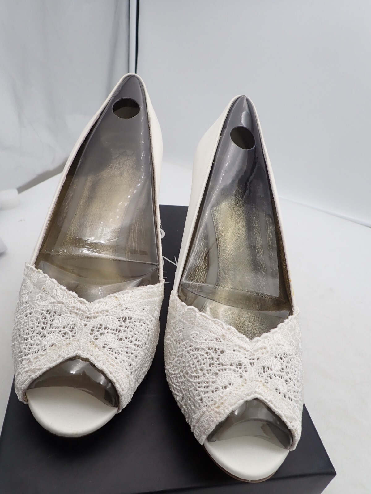 Adrianna Papell Womens JUDE Satin Peep Toe Classic Pumps 8.5 W