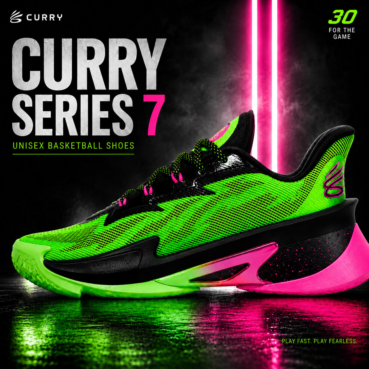 🏀 CURRY SERIES 7 • UNISEX BASKETBALL SHOES • MENS SNEAKERS