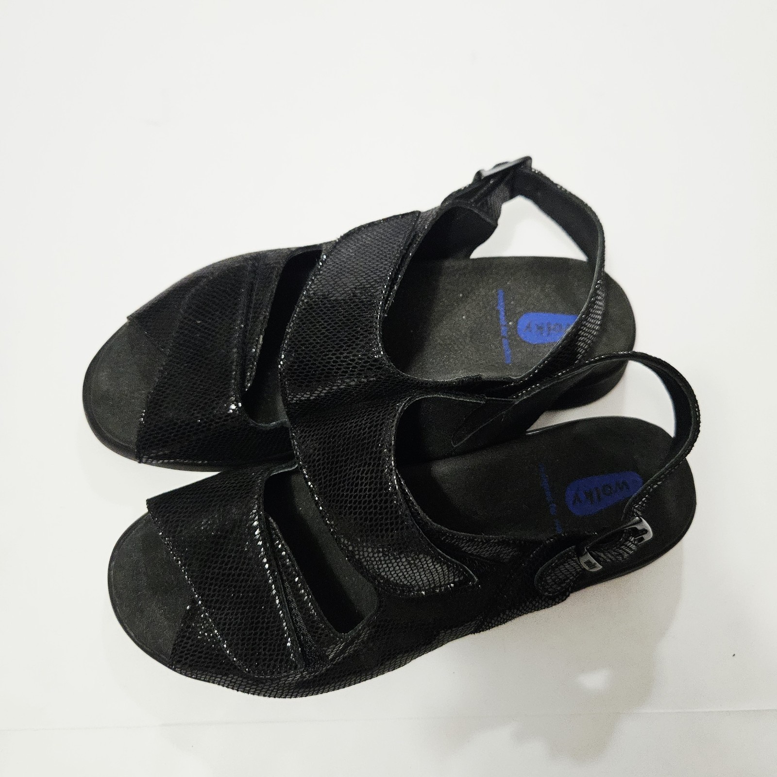 WolkySandals In Black Womens US Size 8.5/ EU 39 Walking Shoes Adjustable Straps