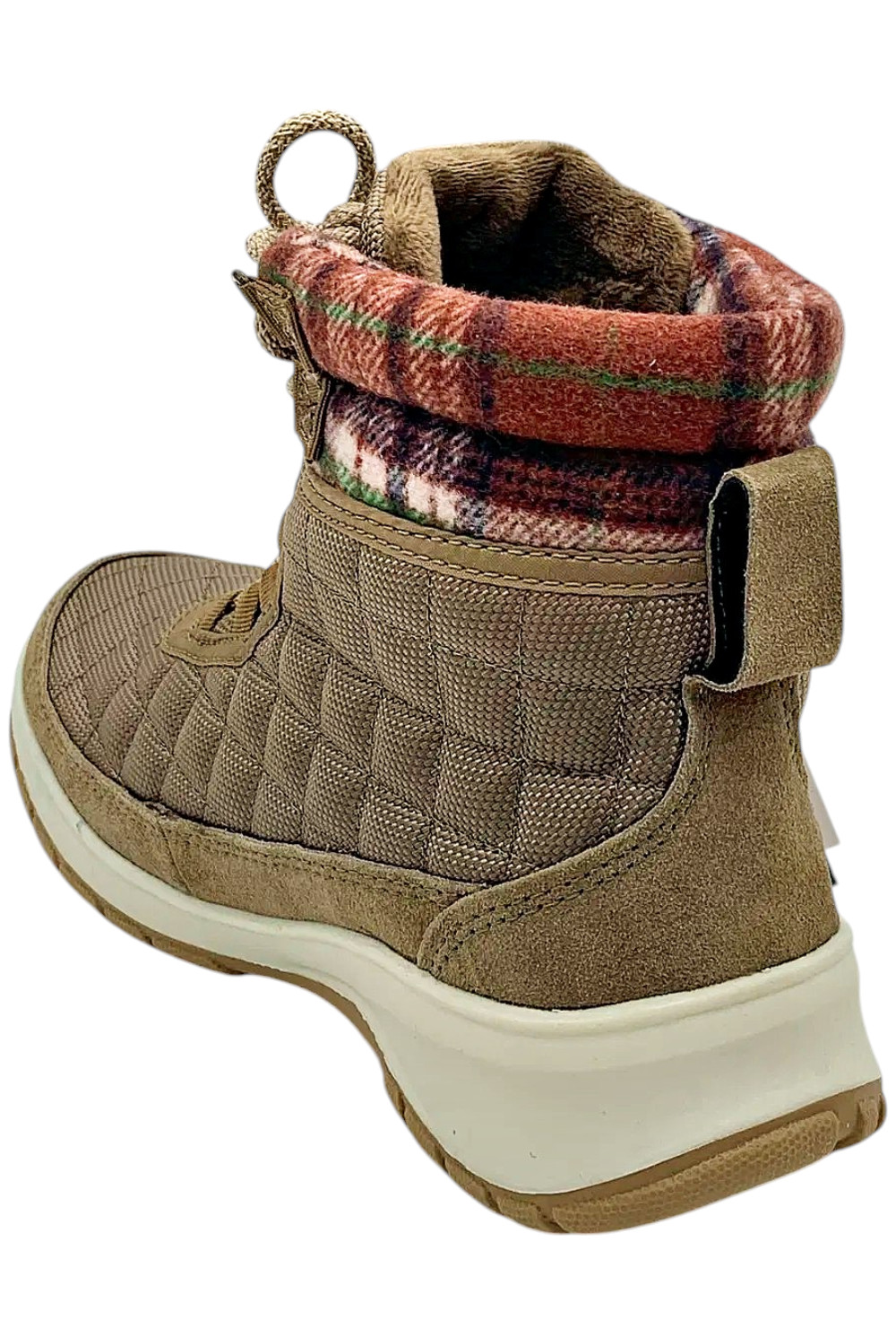 Sporto Women’s Stellar Quilted Lace-Up Boot Tan