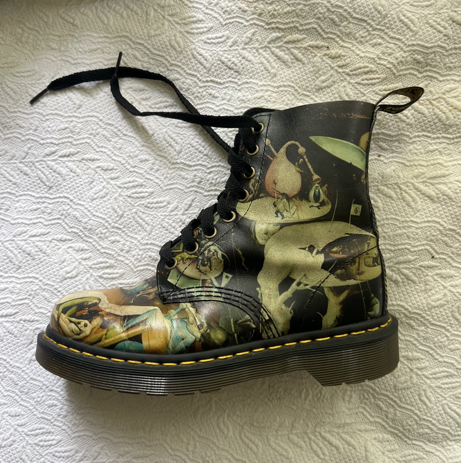 Doc Martens Pascal 1460 Hieronymous Bosch Hell Garden Earthy Delights Boots UK 4
