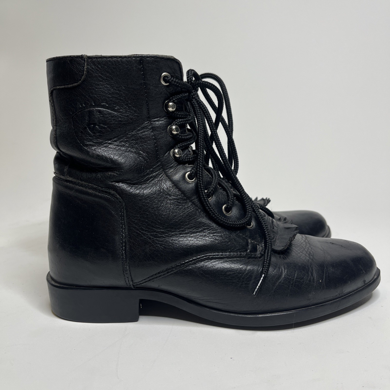 Ariat A1 Competitor Boots Women’s 7 Black Leather ATS Kiltie Riding