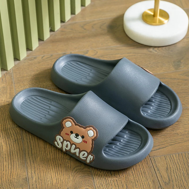 Women wearing slippers for summer outings, new indoor home, bathroom, anti slip