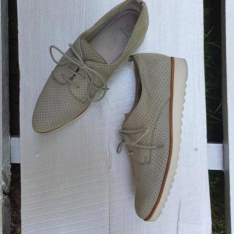 women navy boot heels grey leather 37.5 #B9RP