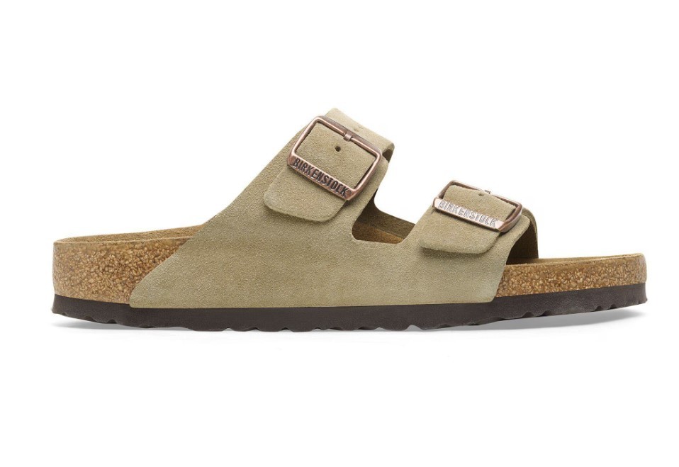 Birkenstock Women’s Arizona Taupe Sandals – Medium/Narrow Fit | Express Deliver