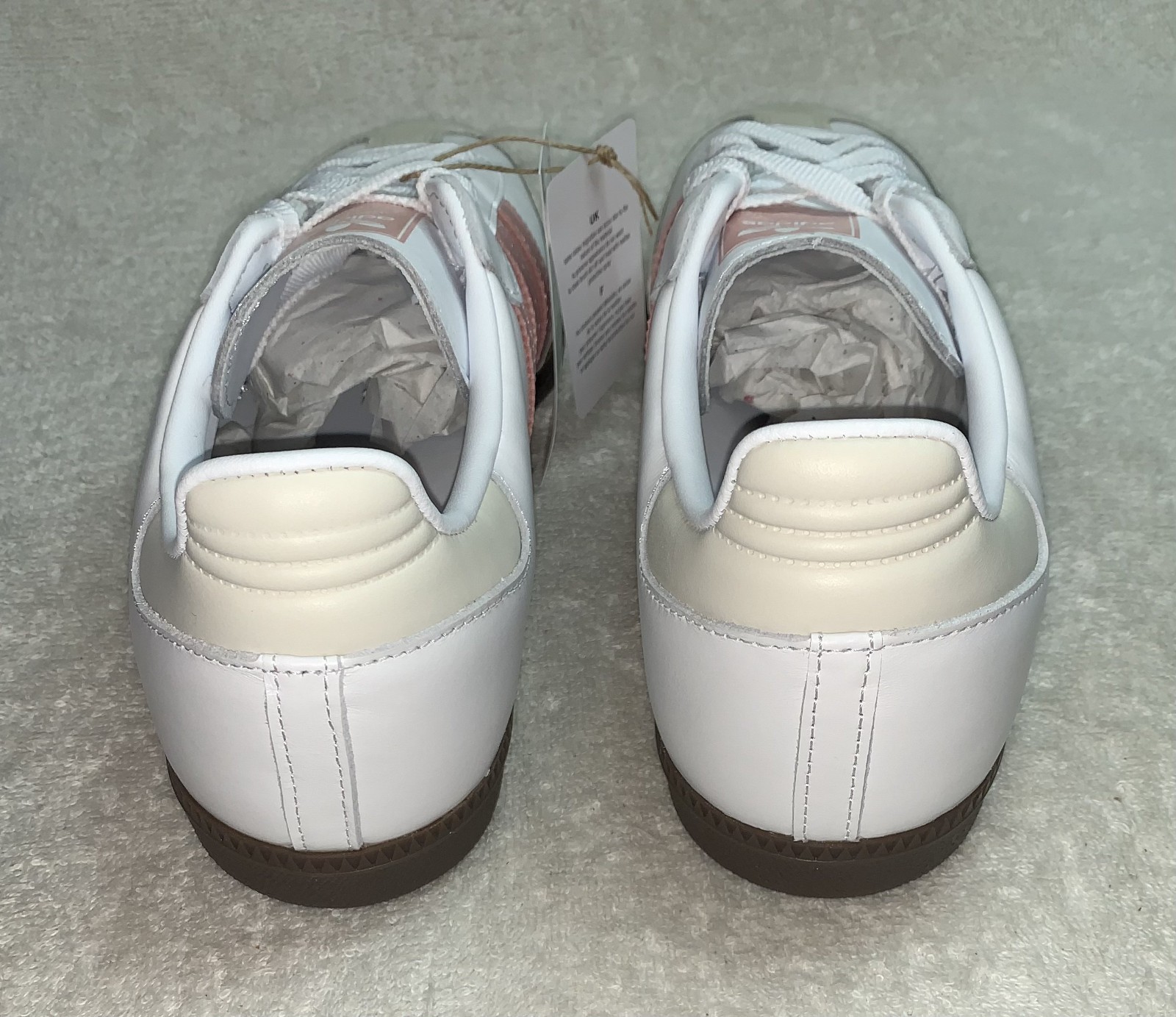 ADIDAS ORIGINALS SAMBA OG W CASUAL SNEAKERS WOMENS SZ 11 WHITE MAUVE JI2677 NIB