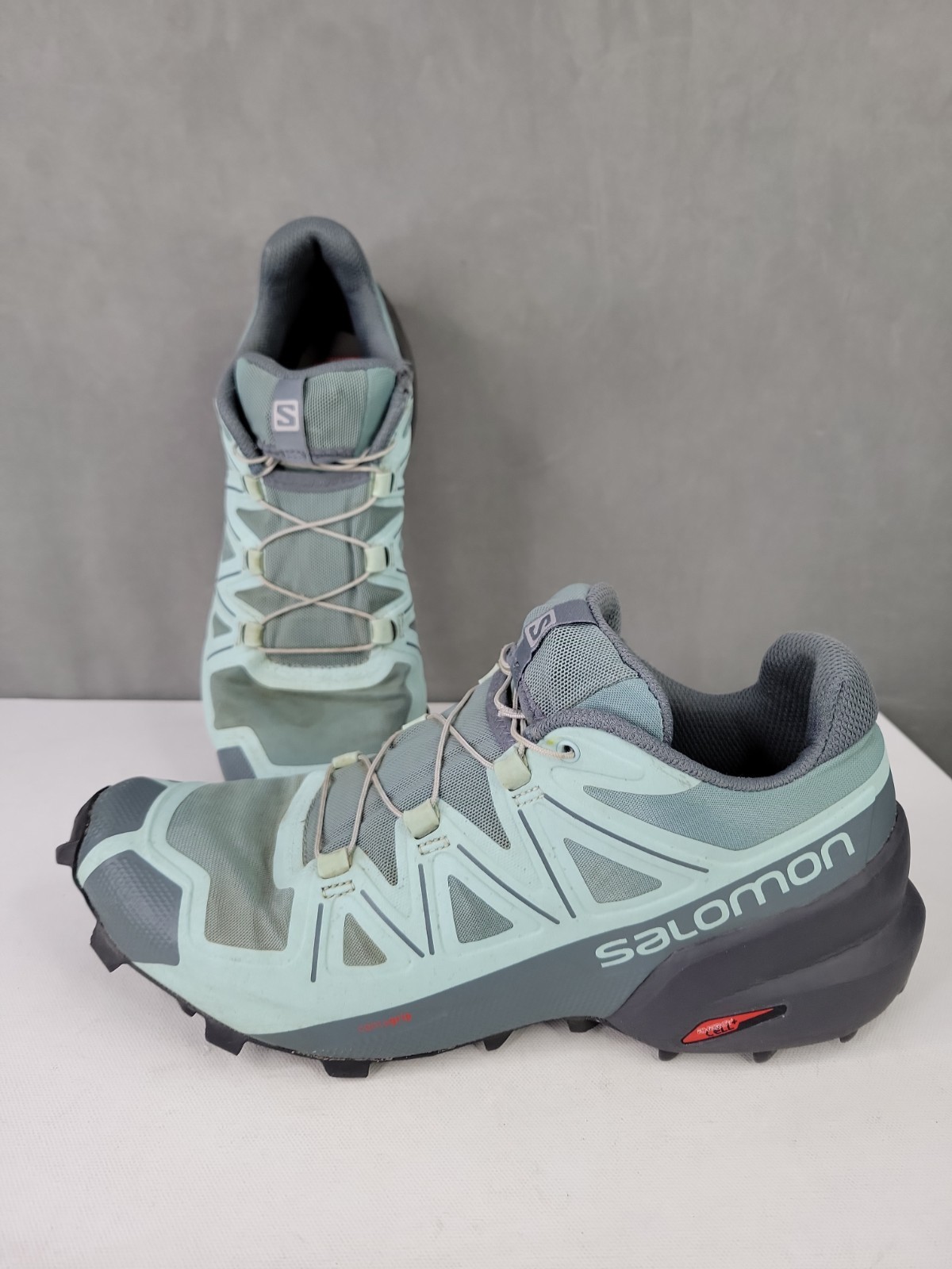Salomon Speedcross 5 Trail Running Shoes Womens Green US 9 UK 7.5 EU 41 1/3