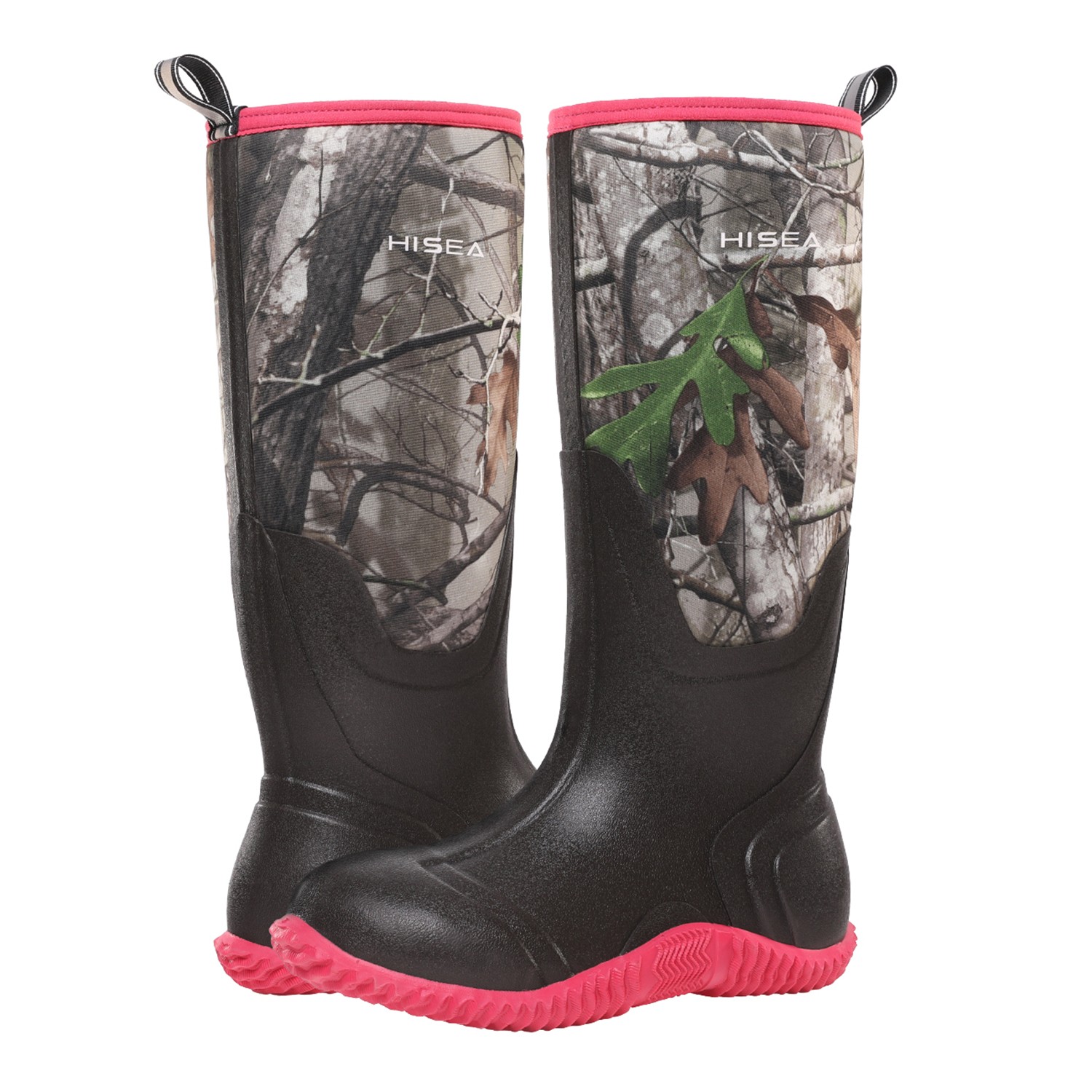HISEA Women Waterproof Rain Boot Non-Slip Outdoor Garden Mud Work Knee High Boot