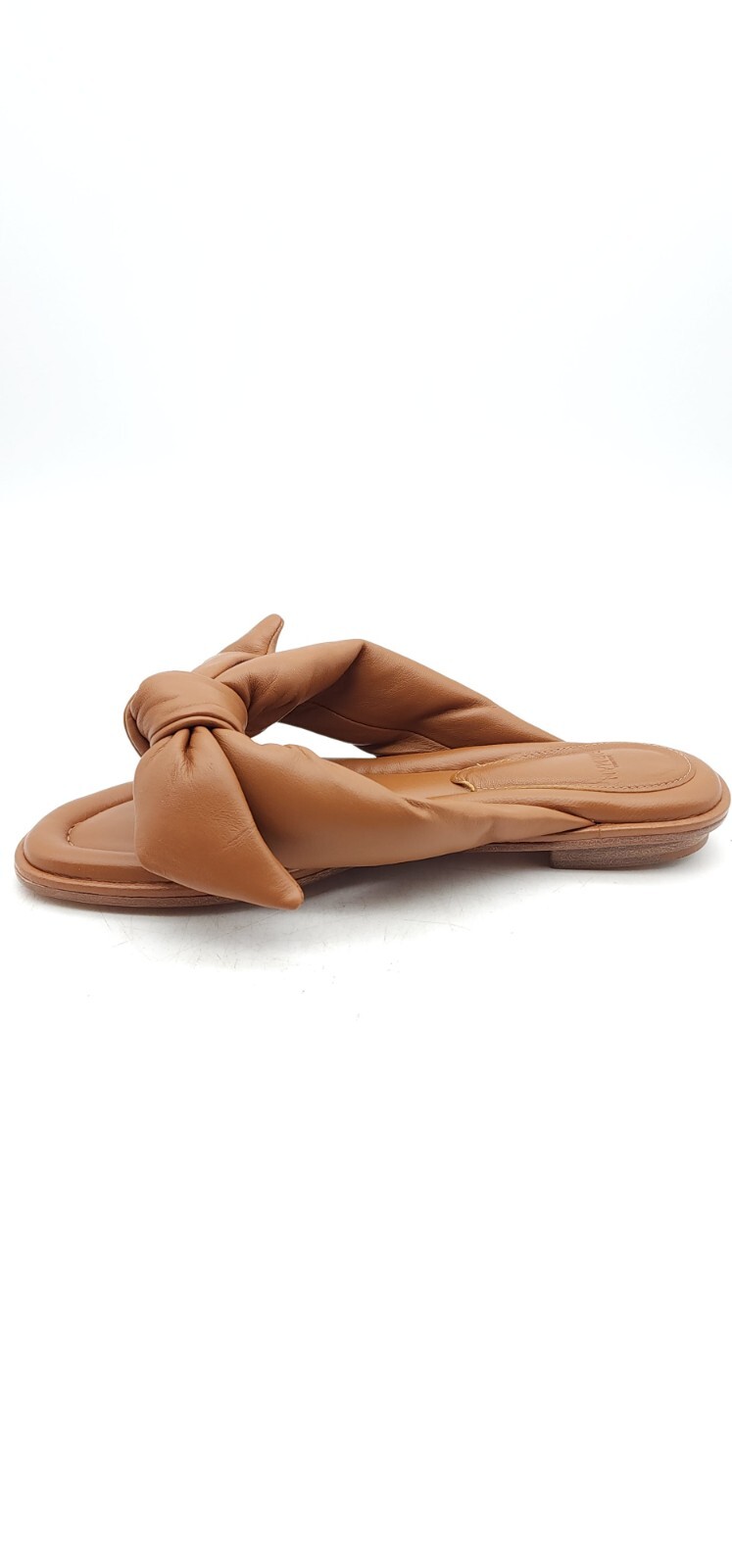 Alexandre Birman Women’s Knotted Slip-On Sandals Brown Size 5