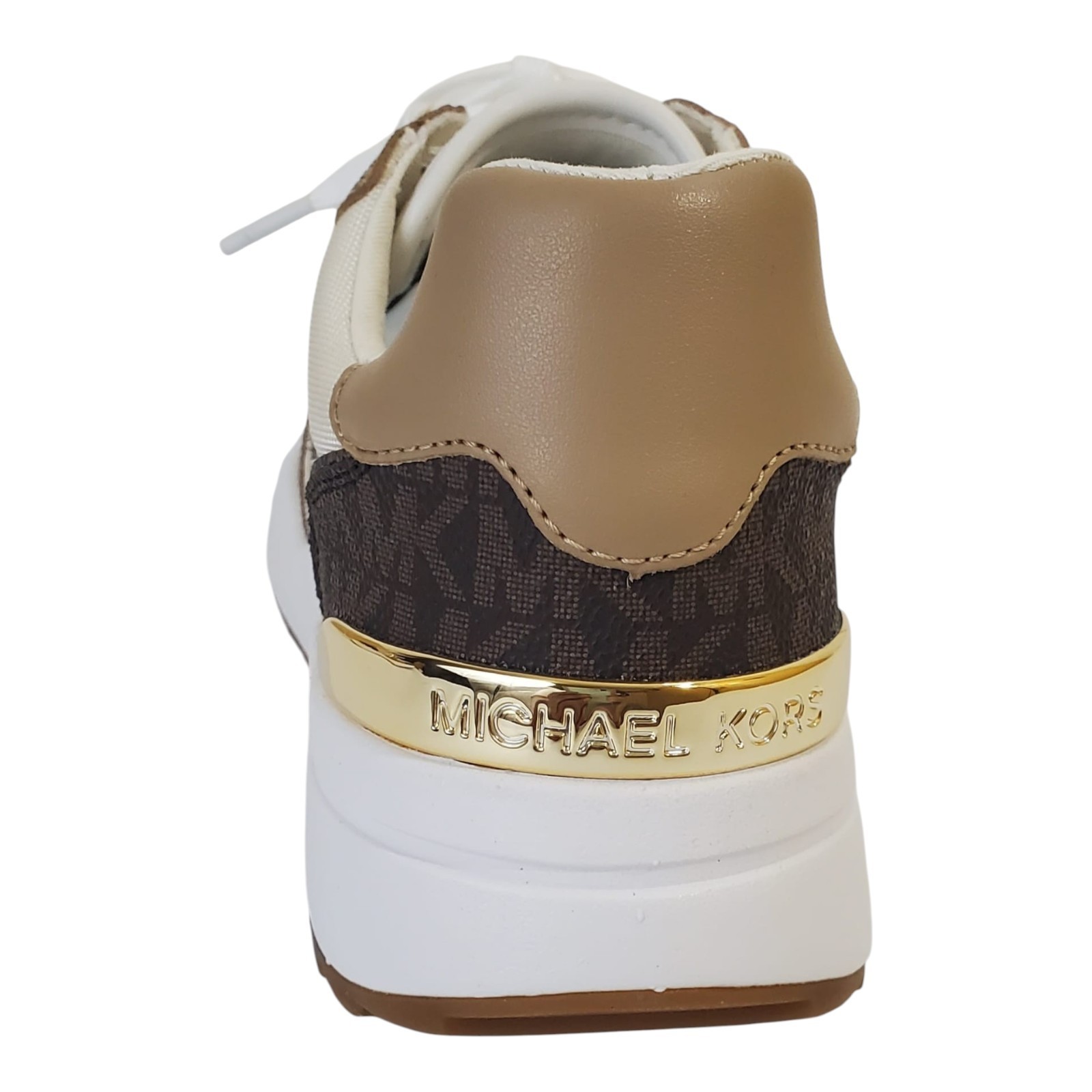 NEW MICHAEL KORS AUTHENTIC WOMEN’S CAMEL BROWN SHOES SNEAKERS SIZE 6 7 8 9 10