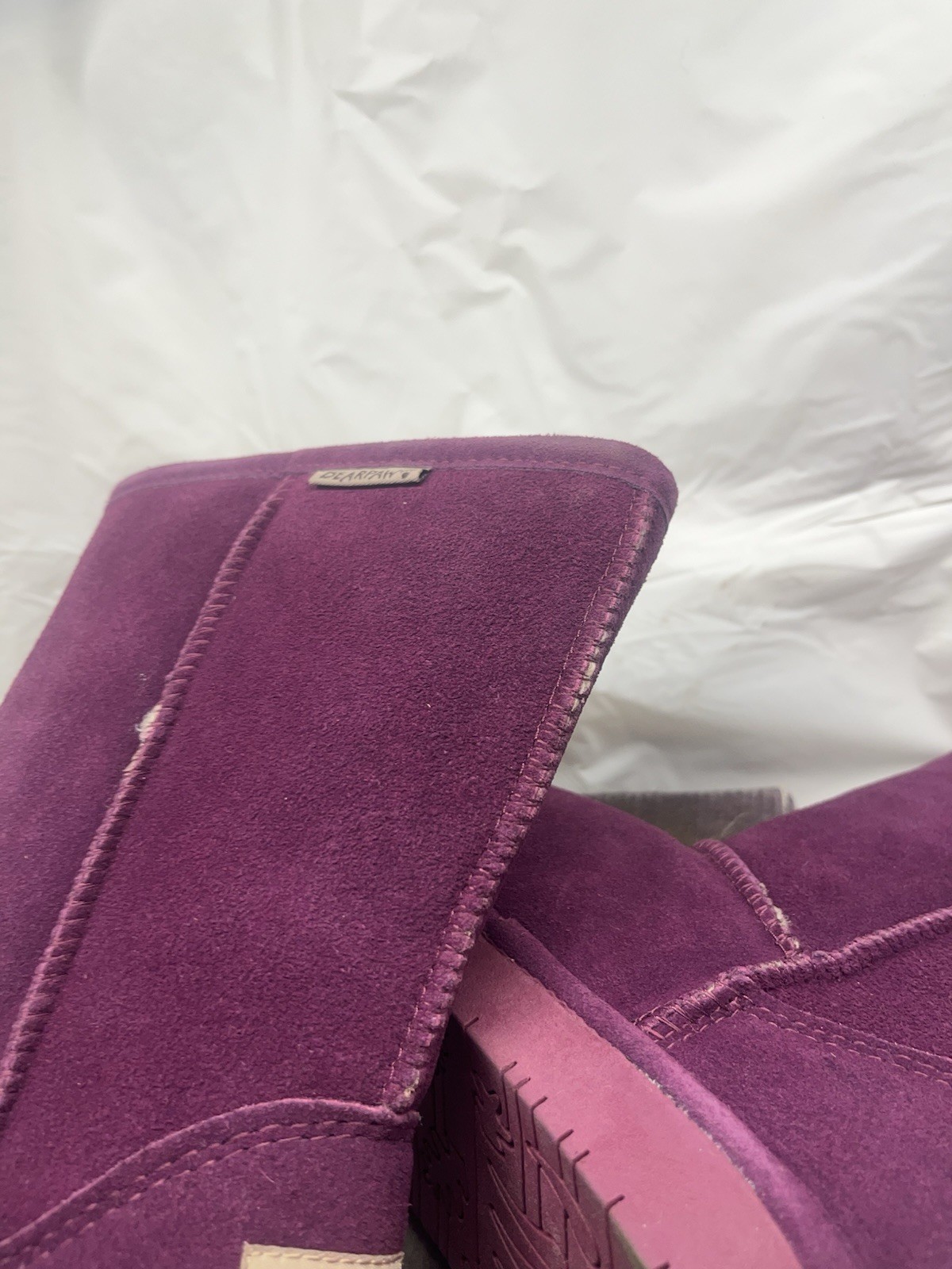 Vintage Women Bearpaw Emma Short Boysenberry 608 W.
