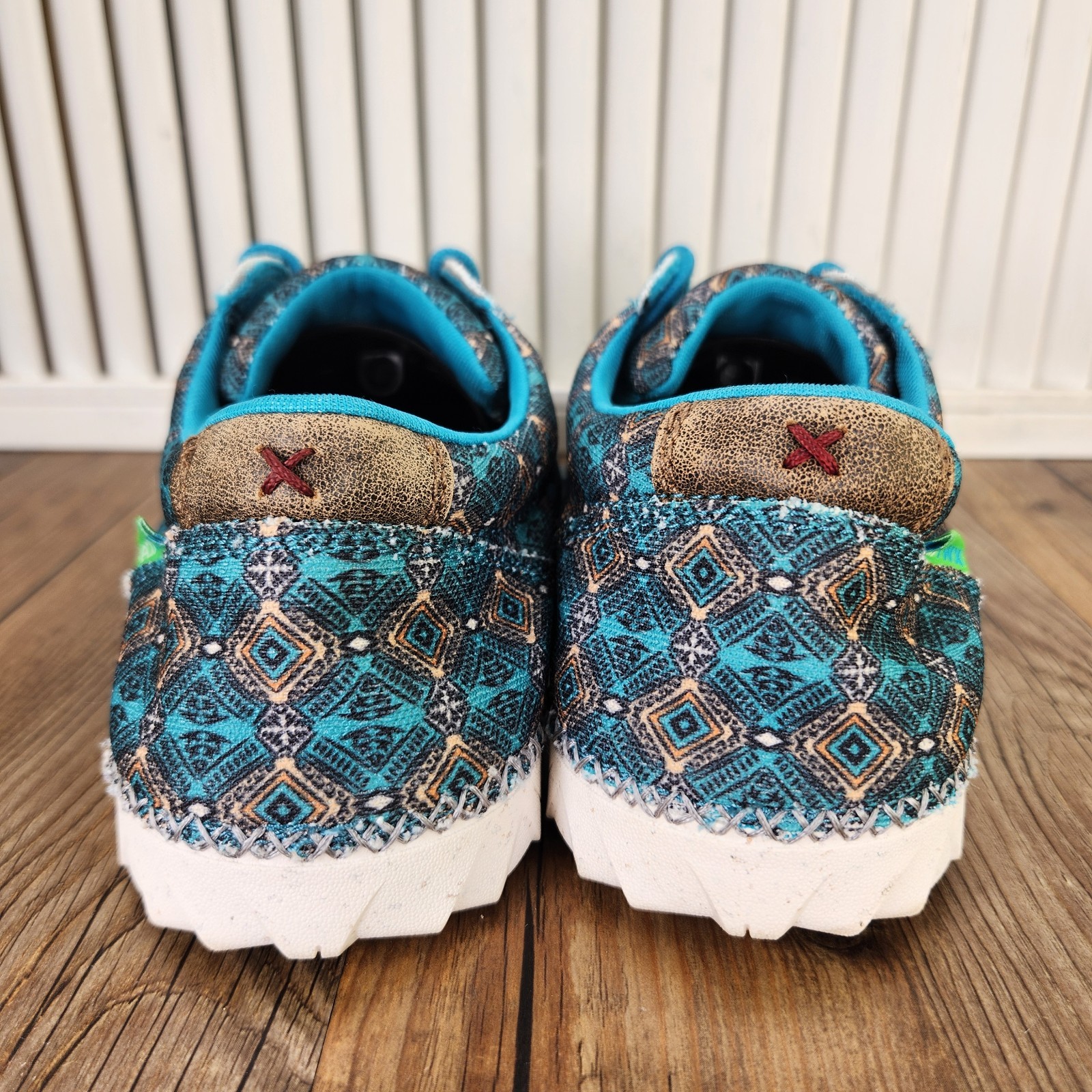 Twisted X Zero-X Casual Shoes Womens Sz 9 M Blue Mosaic Eco Friendly Low WZX0002