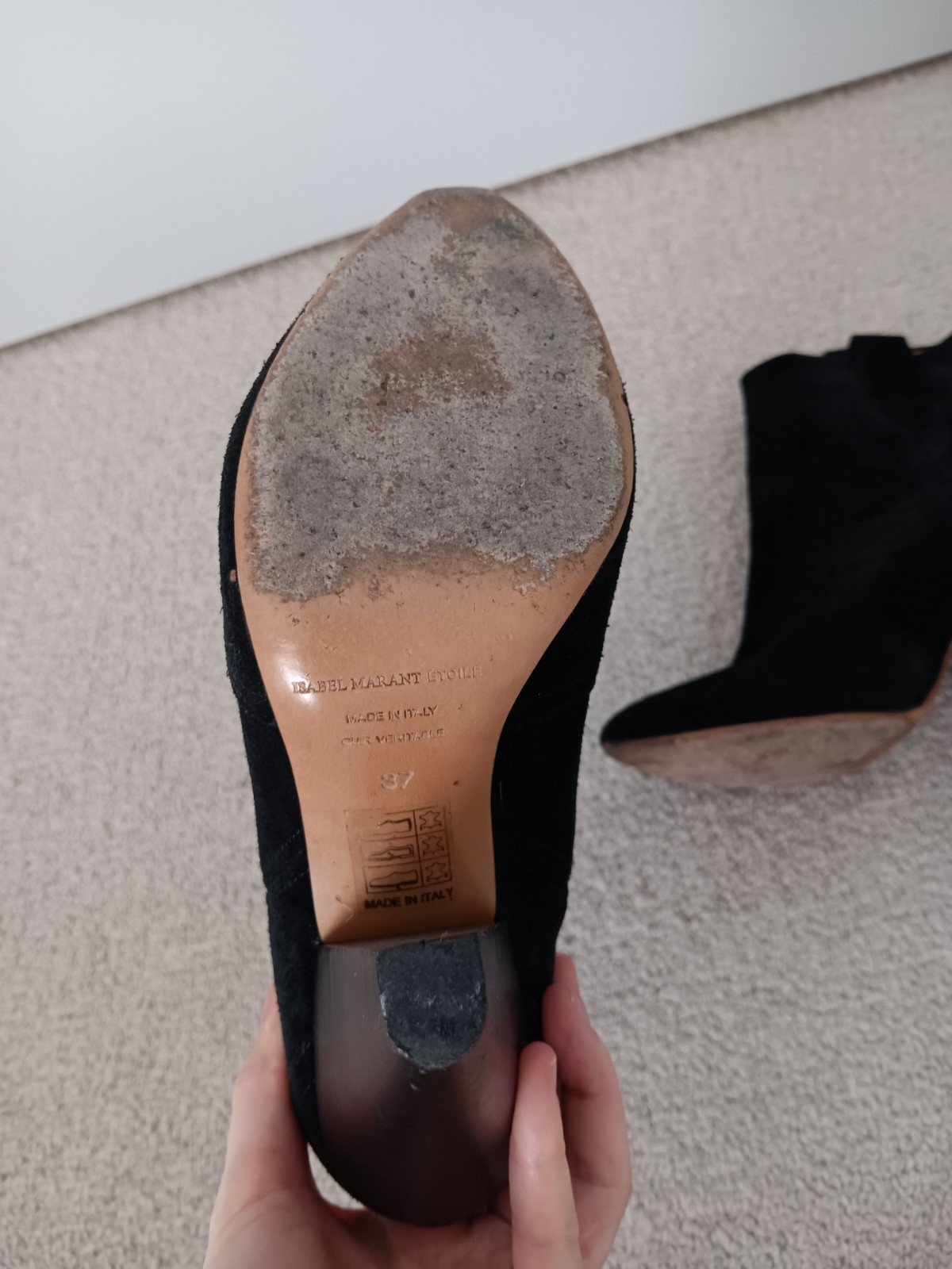 Isabel Marant Suede Ankle Boots 37