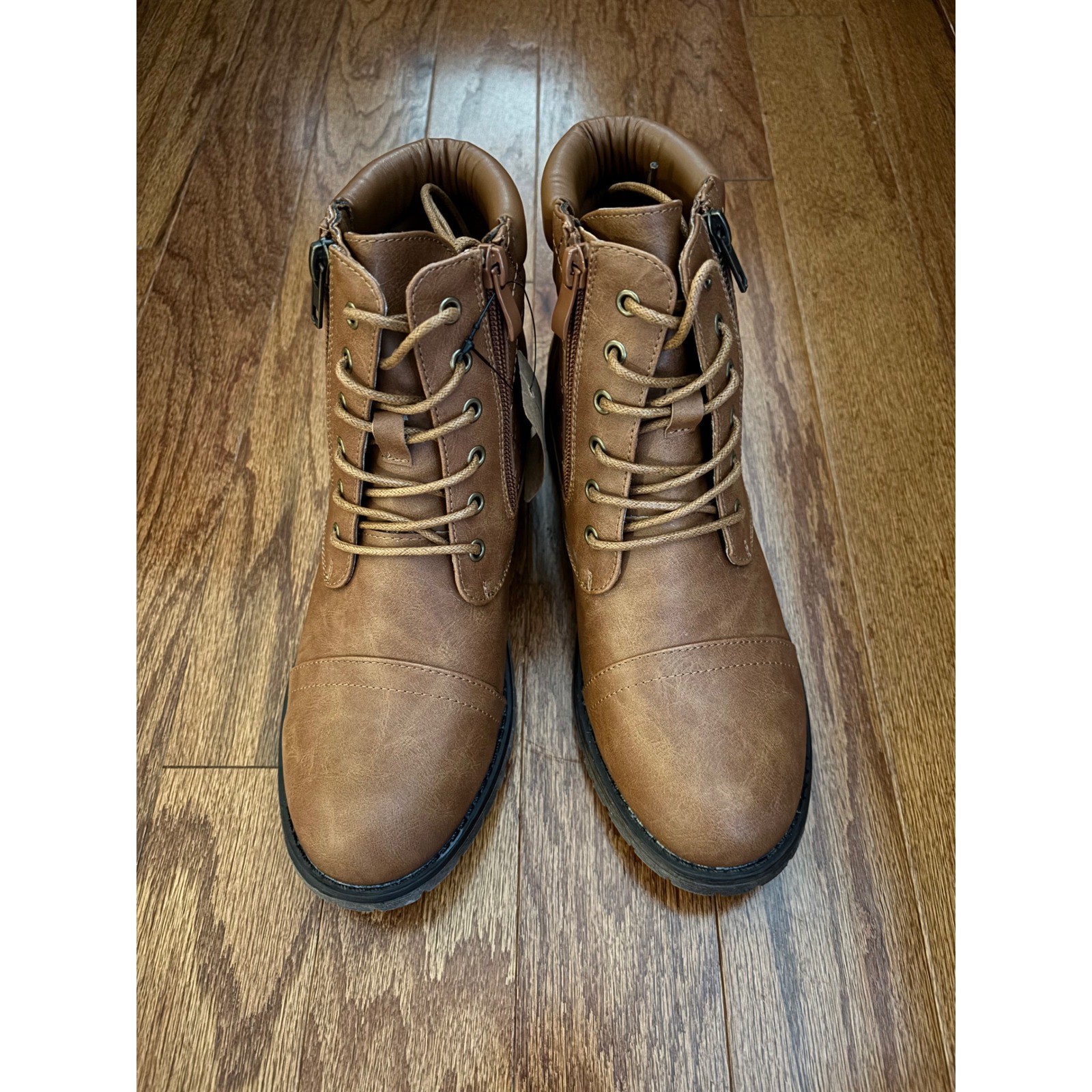 Vepose Brown Ankle Boots Size 8.5, new with tag