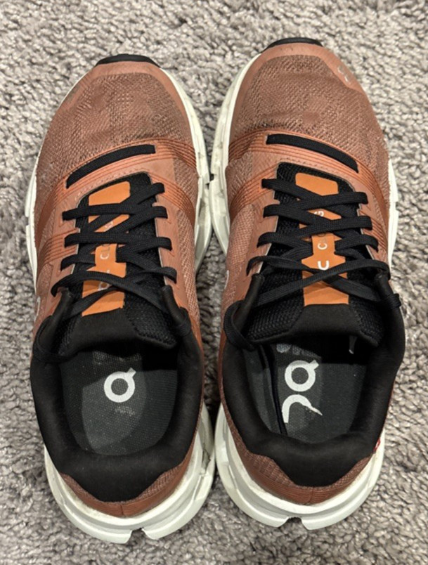 On Cloudgo Women’s Walking Running Sneakers Shoes Mahogany Ivory Size 5 D Wide