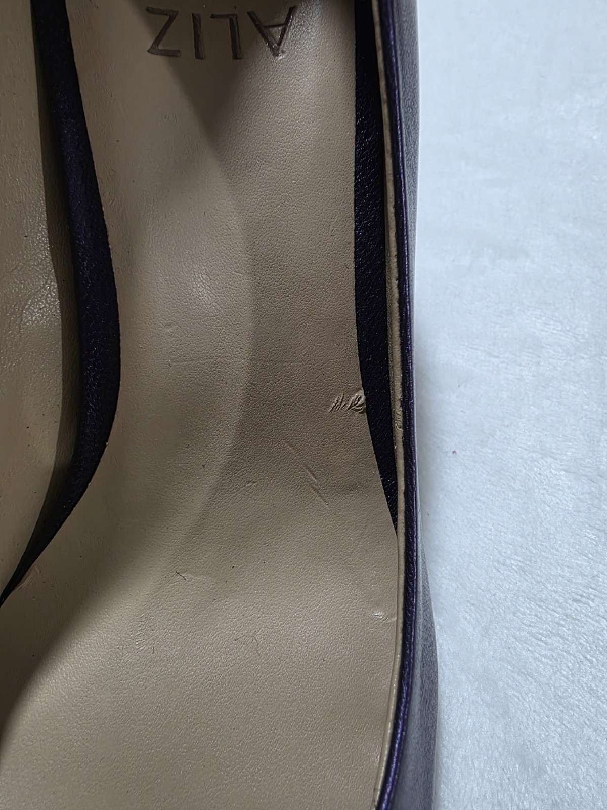Naturalizer Anna Women’s Heels Deep Plum Purple Leather Size 6.5M