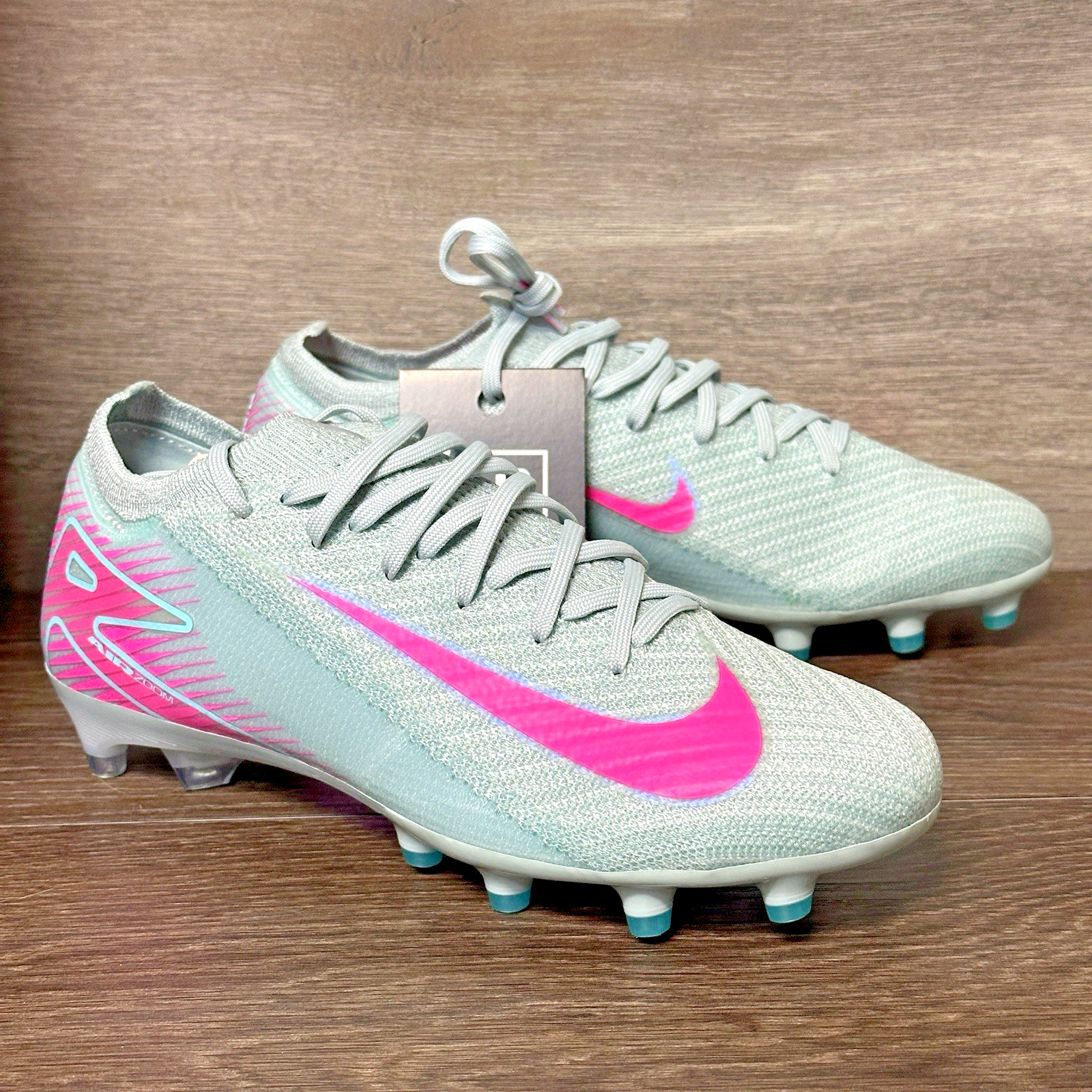Nike ZM Vapor 16 Elite AG-Pro Soccer Cleats Women Sz 7.5 Made in BOSNIA HF7881