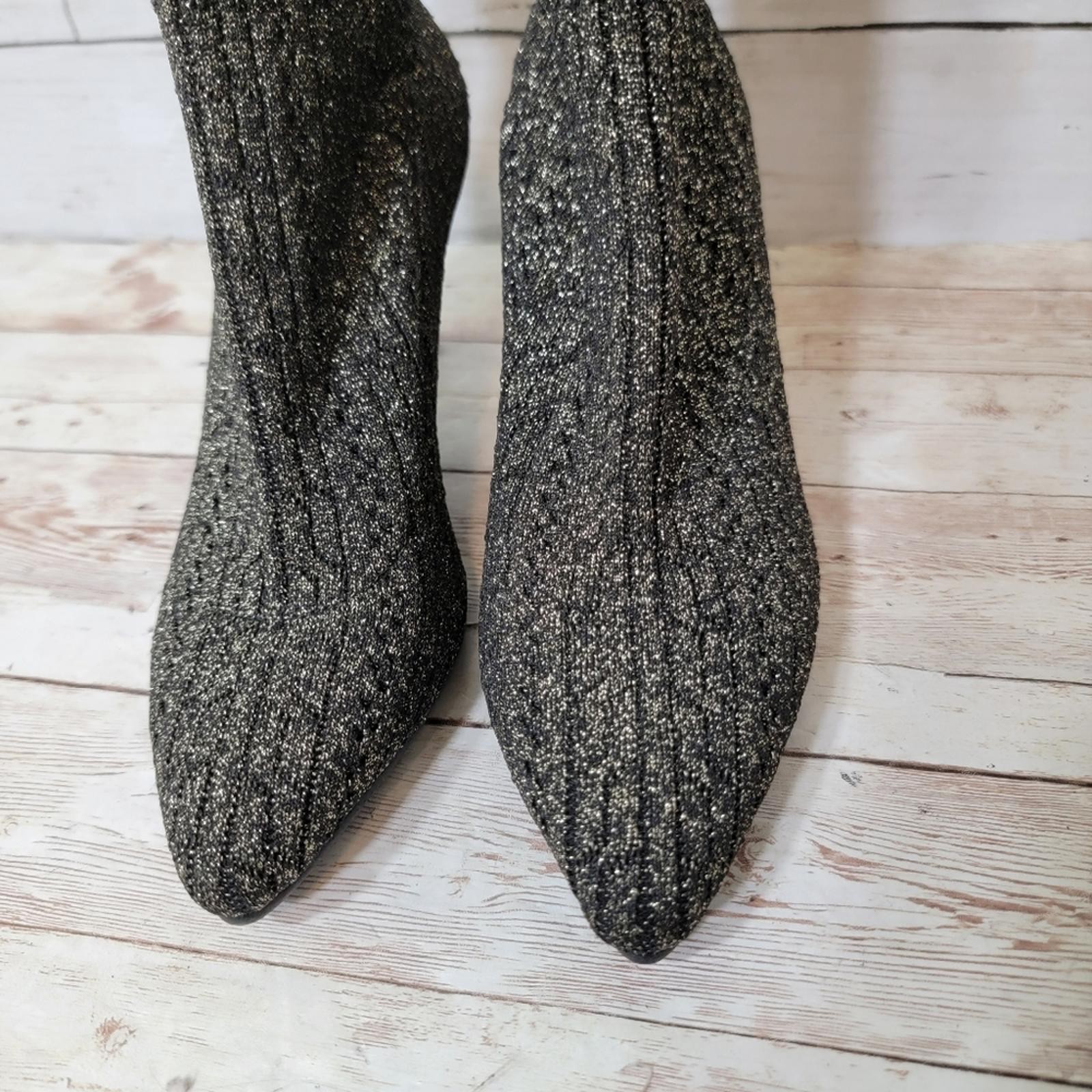 Stuart Weitzman Waverly sock booties W US 4