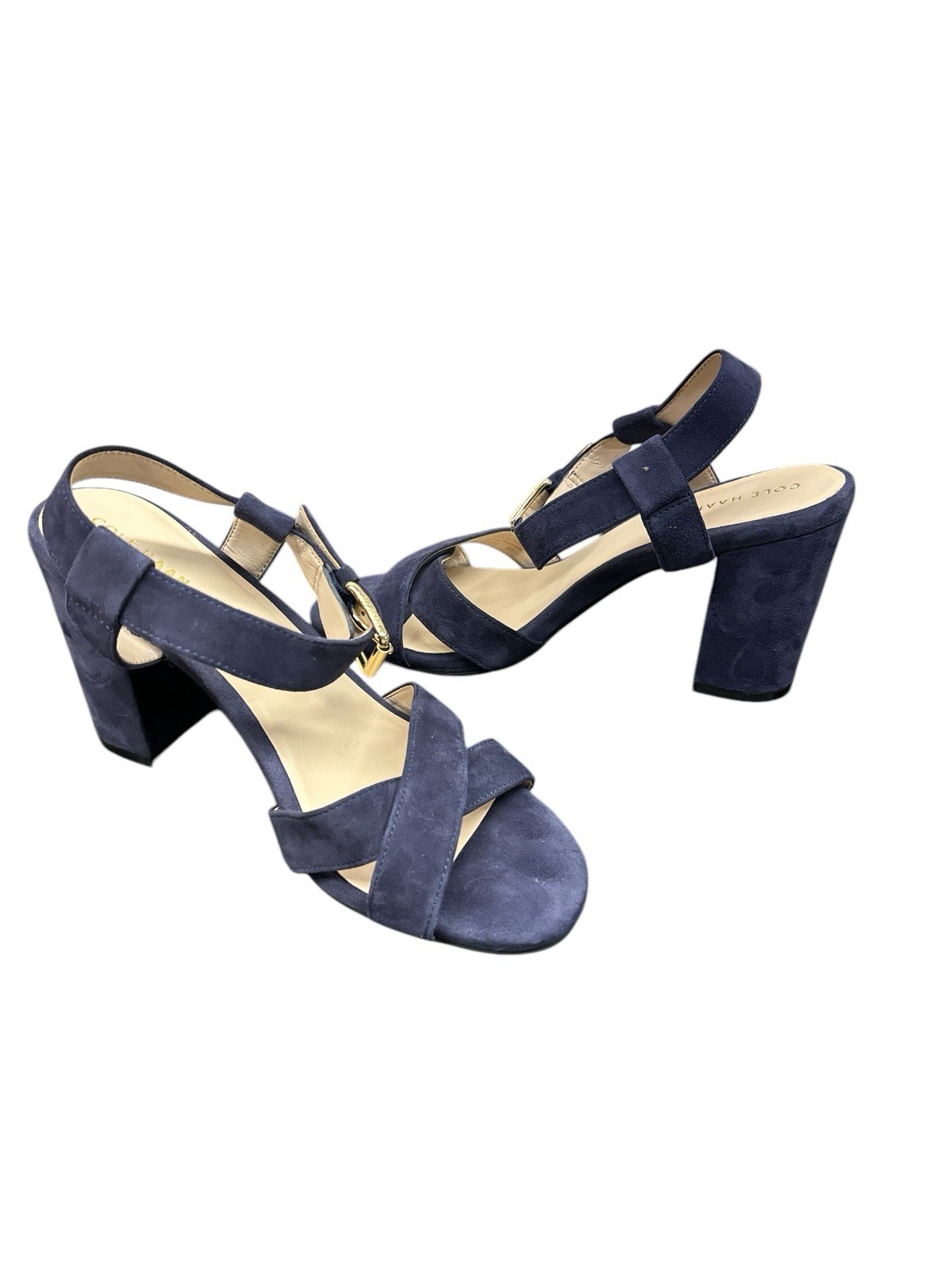 Cole Haan Kadi Sandal – Marine Blue Suede – Women’s Size 7.5 B