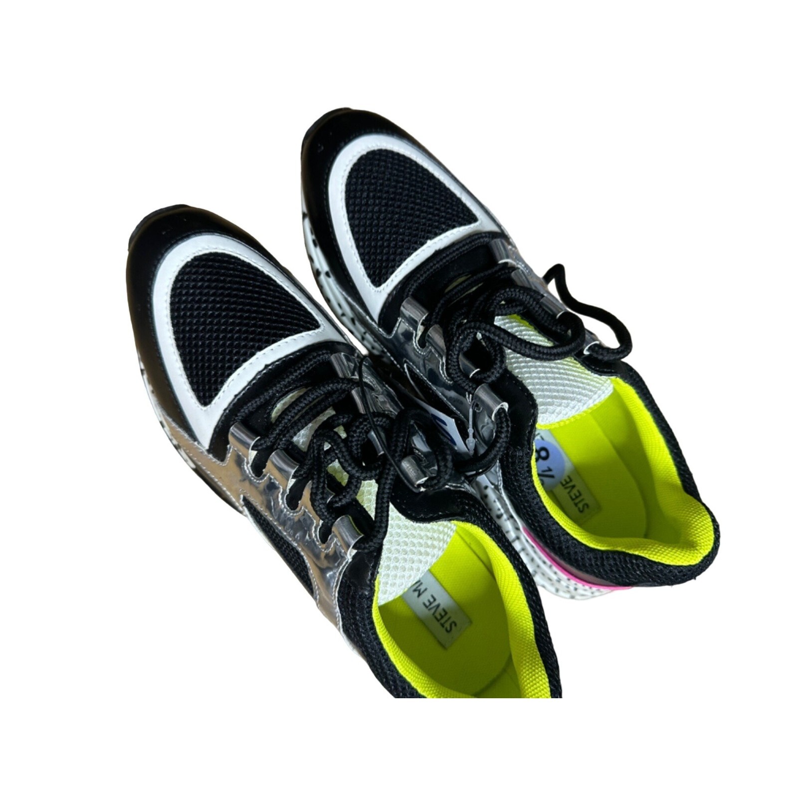 Steve Madden Women’s Sneakers Black/Multicolor Size US 8.5 EUR 40 UK 6.5 AU 8.5