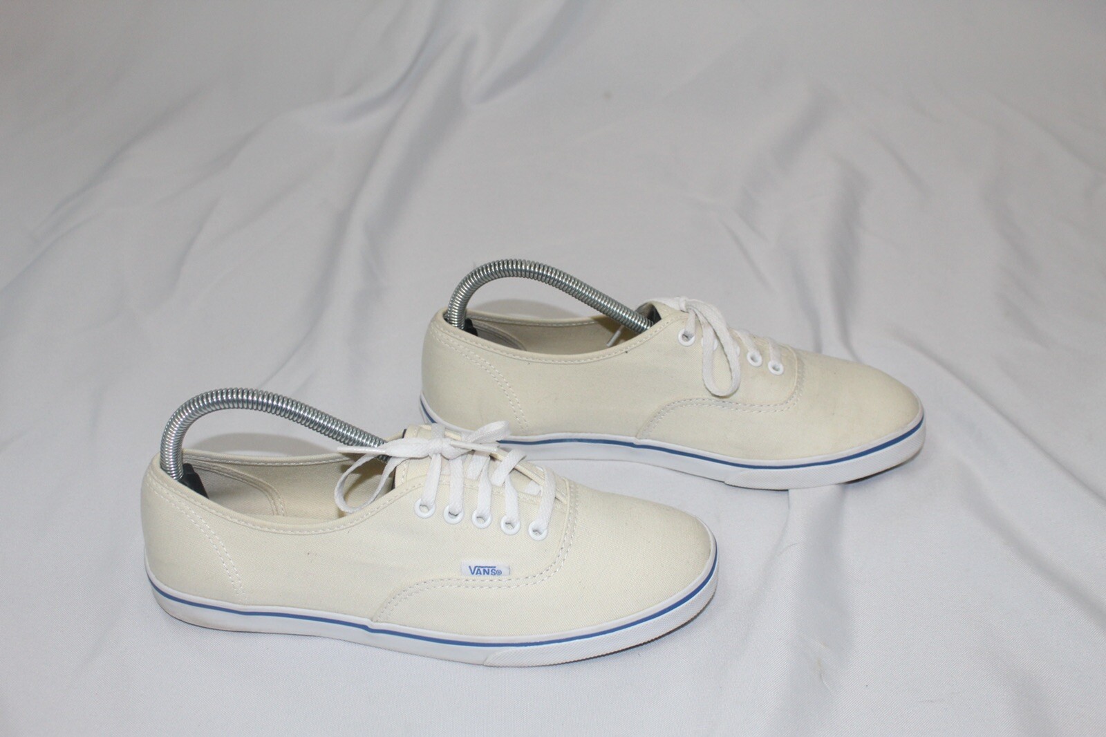 Vans Off The Wall Women 8.5 Men 7 Off White Canvas