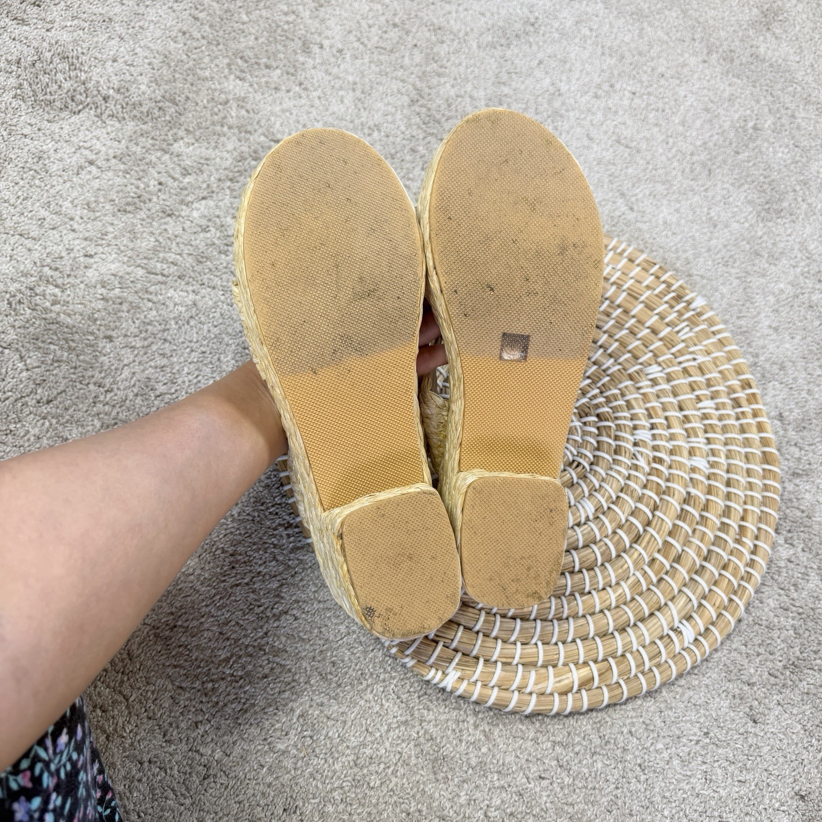 Beach by Matisse Women’s Ocean Ave Espadrille Platform Slide Sandal Natural 10