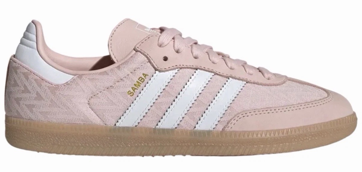 Adidas Samba OG Sandy Pink White Gold IH3977 Womens New