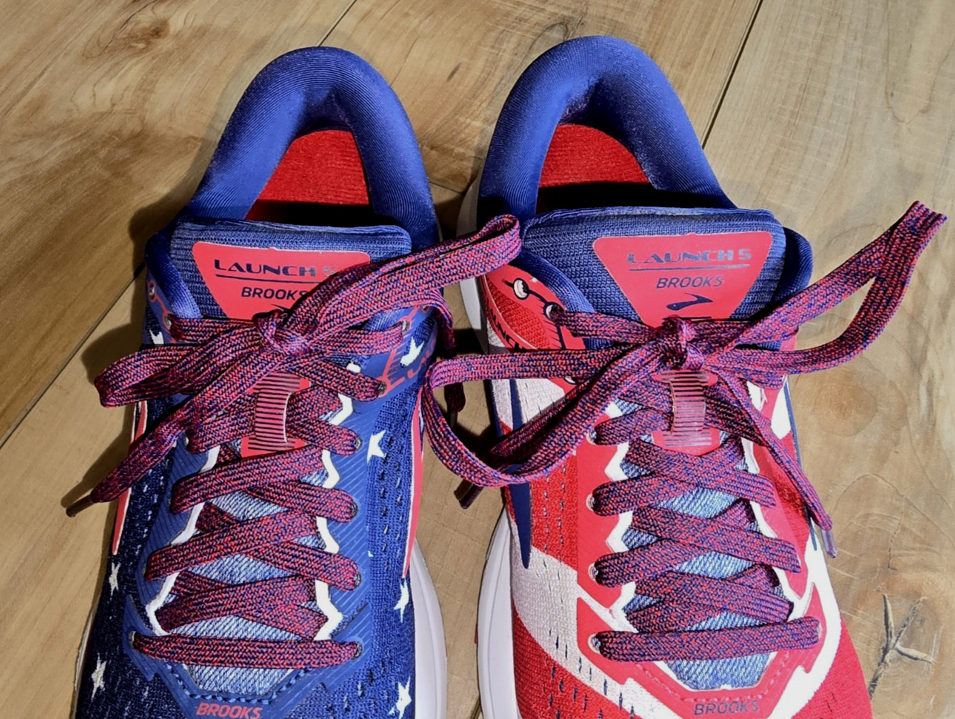 Brooks Launch 5 Victory Stars Stripes 4th USA Women’s Running Shoes sz 7