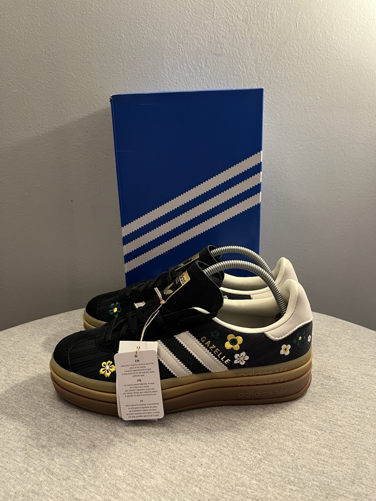 Adidas x Liberty London Gazelle Bold ‘Black Floral’ Women’s Shoe Size 8 IH1922