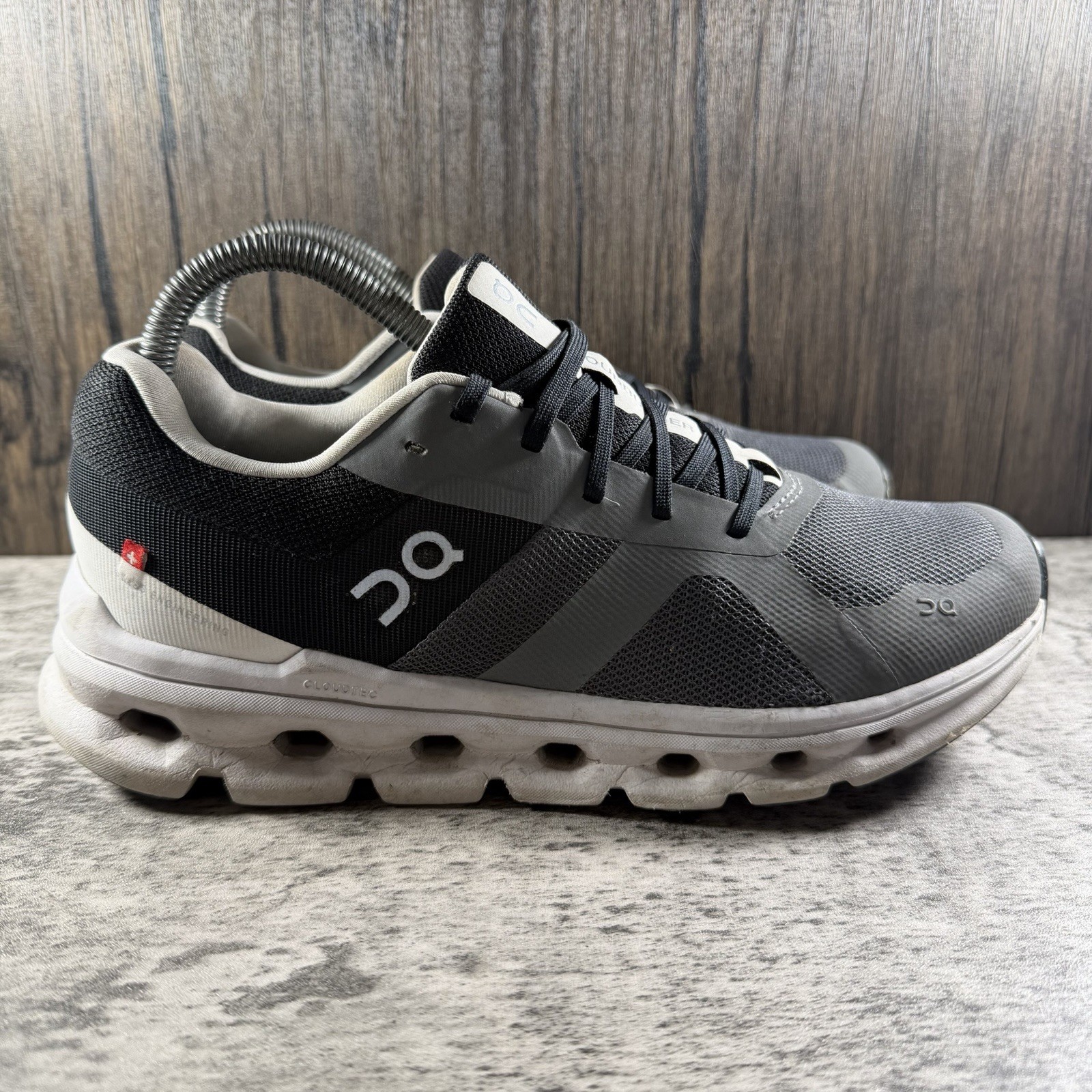 On Cloudrunner 2 Womens Size 8 Eclipse Black Athletic Running Shoes Sneakers