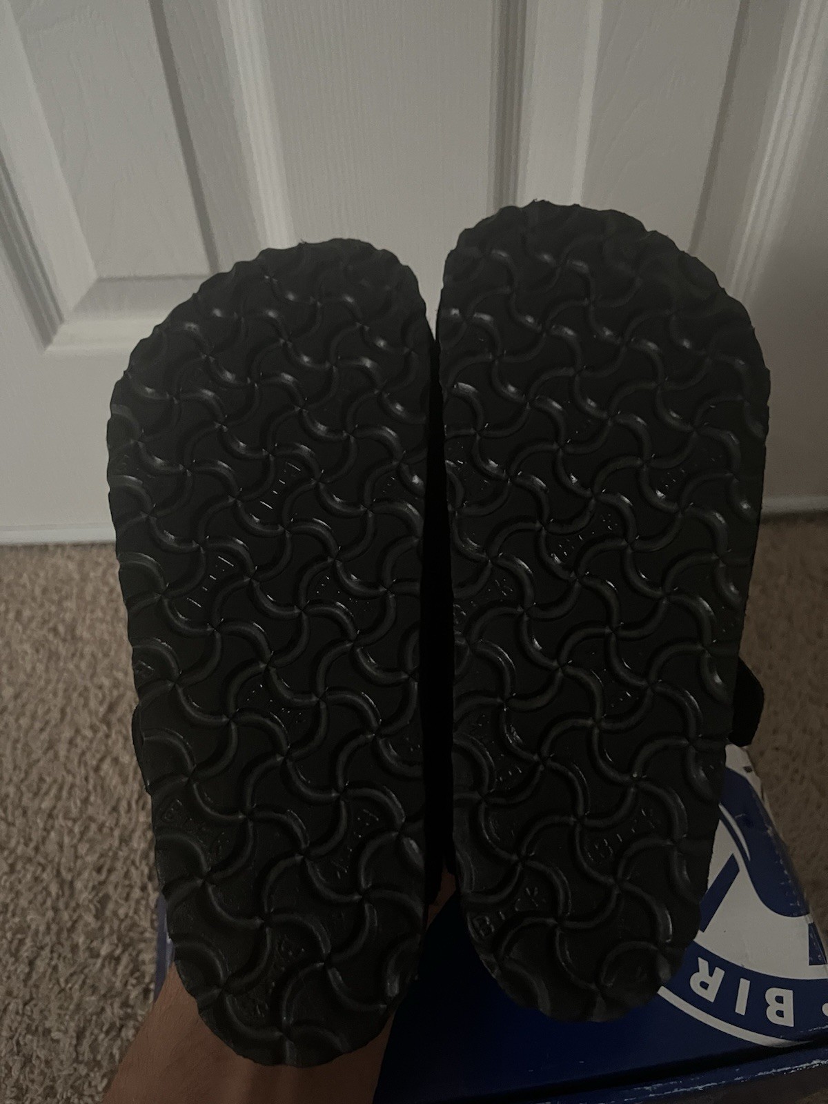 Black Birkenstock clogs, Size US 5