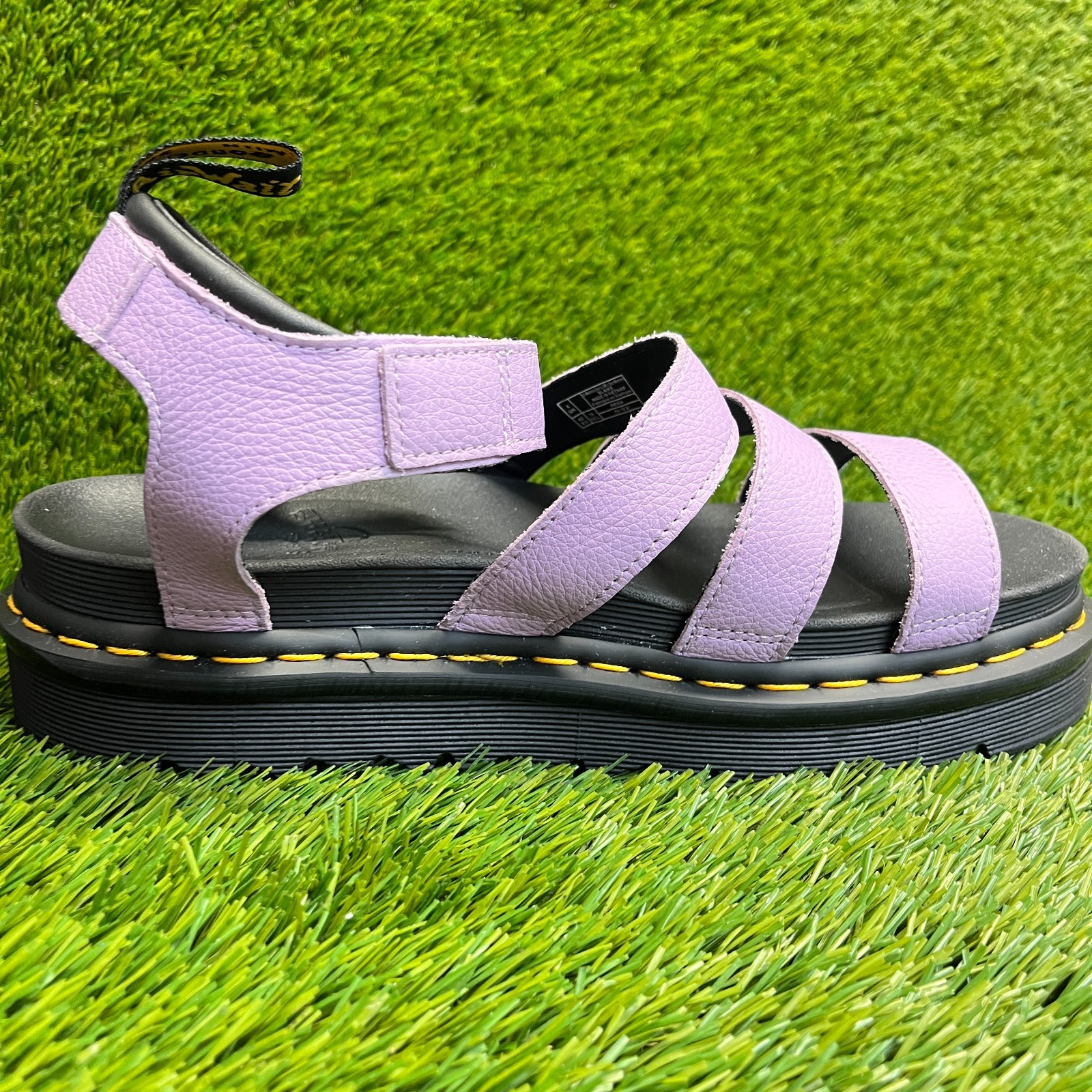 Dr. Martens Blaire Womens Size 10 Purple Black Beach Outdoor Strappy Sandals