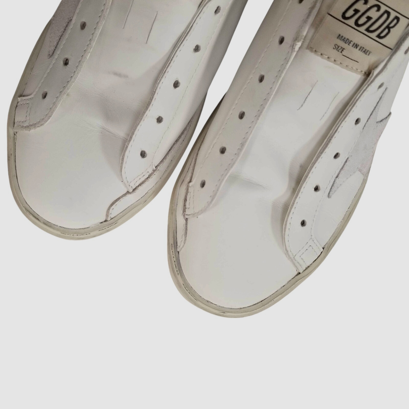 Golden Goose Women’s White Pure Star Leather Low-Top Sneaker Shoes Size 38