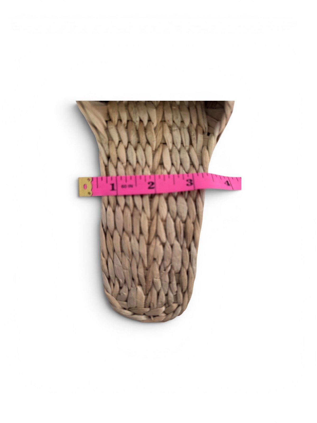 Handmade Woven Straw Slippers Natural Fiber House Shoes Women’s 6–7 Eco Friendly