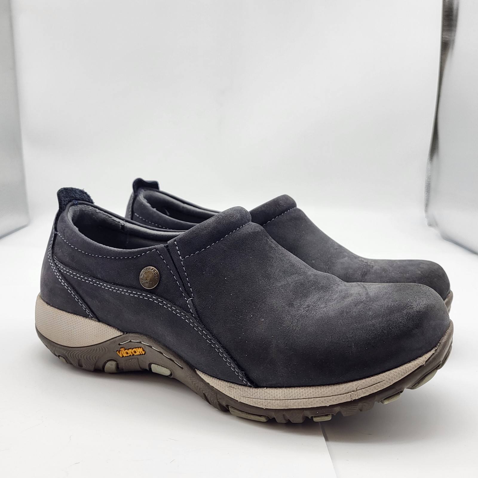 Dansko Patti Vibram Shoes Womens Sz 6.5-7 EU-37 Black Waterproof Walking Comfort