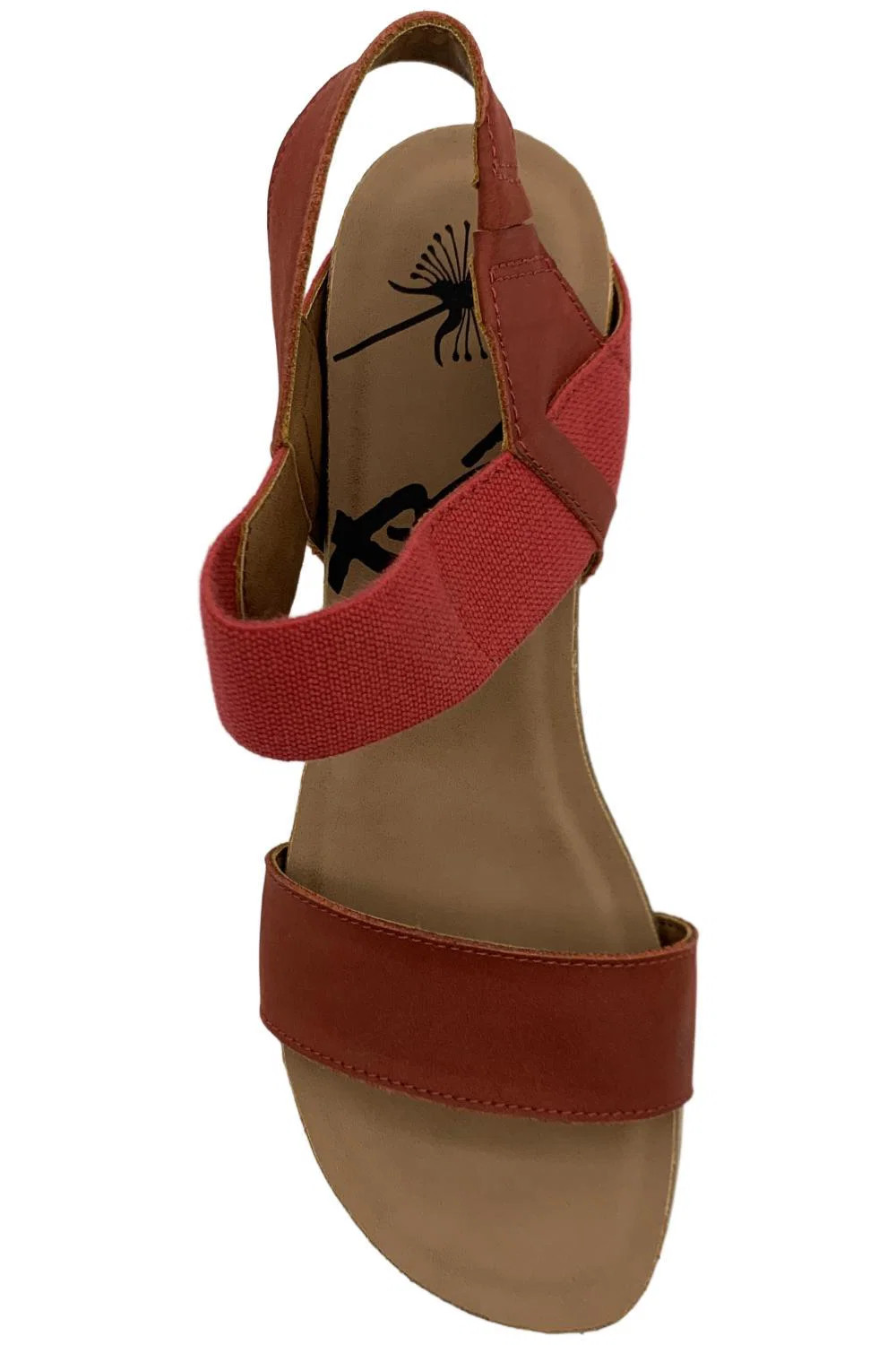 OTBT Women’s Bushnell Slingback Wedged Sandals Red
