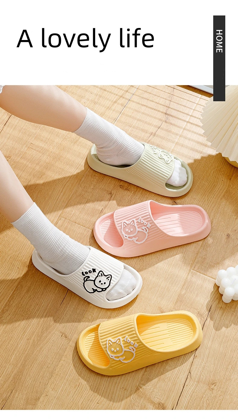 Summer Women’s Slippers Fashion Indoor Soft Sole Durable And Wear-resistant Cute
