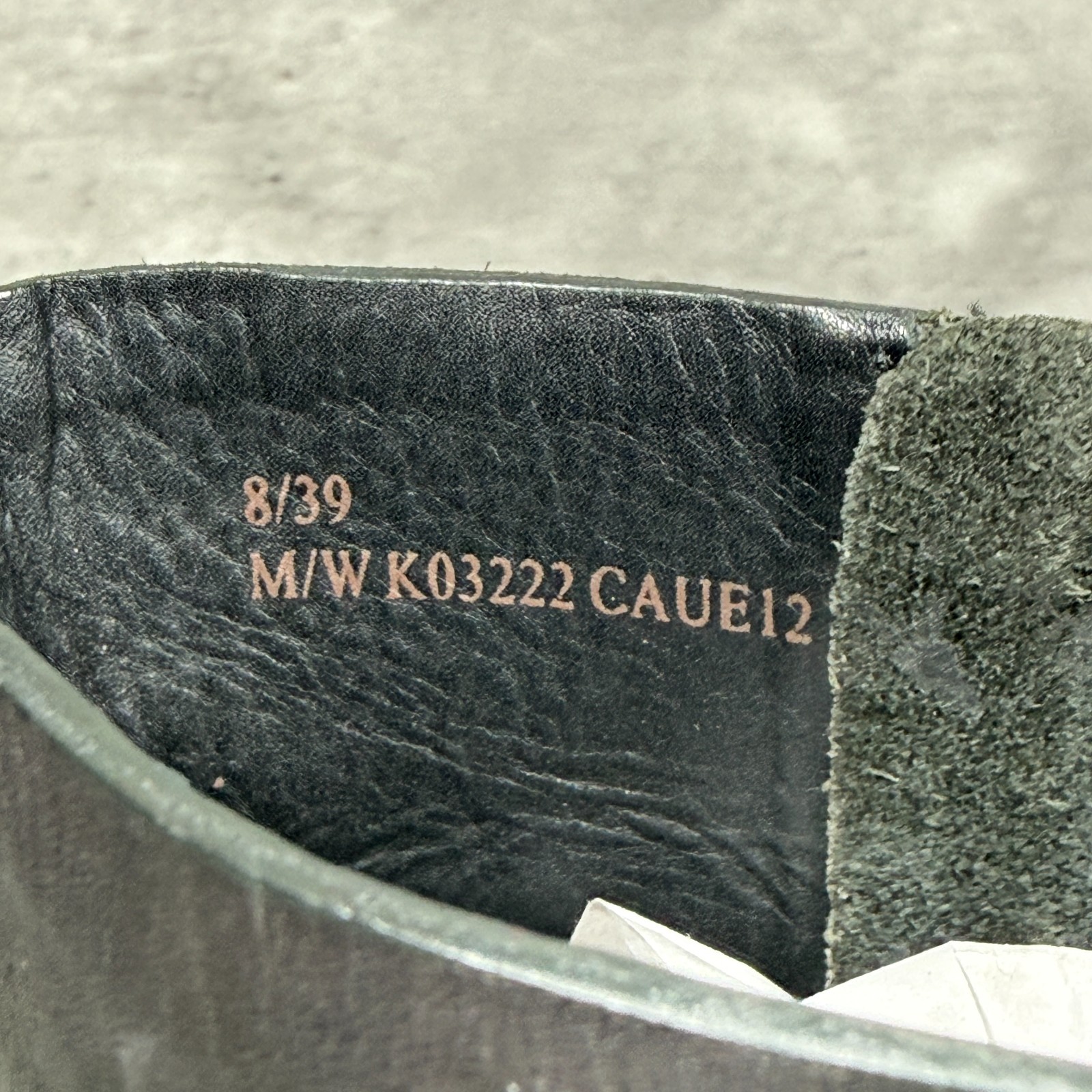 Kork-Ease Vallery Stitched Leather Heeled Gray Ankle Boots Side Zip Women’s 8