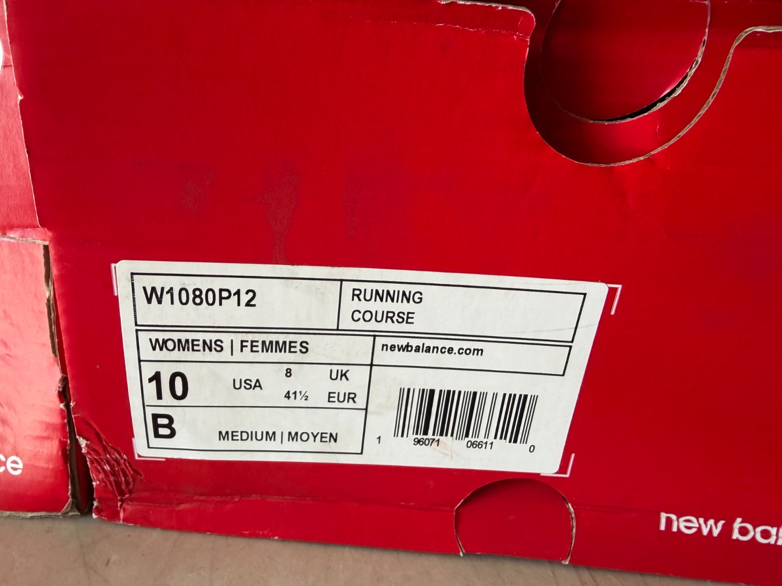 New Balance Women’s Fresh Foam x 1080 V12 Pink Fashion Sneakers – US 7.5 & 9.5