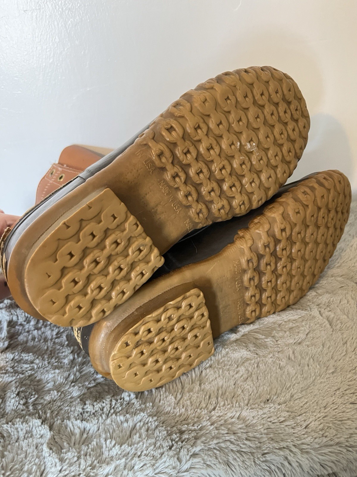 LL Bean Duck Boots Woman’s Size 8 Fall Spring Summer EUC No Flaws Vintage 90s